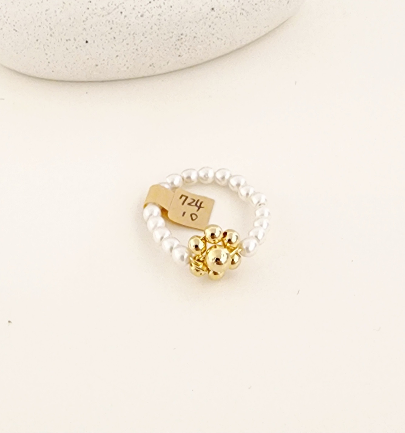 フラワーボールエコパールリング | 詳細画像2