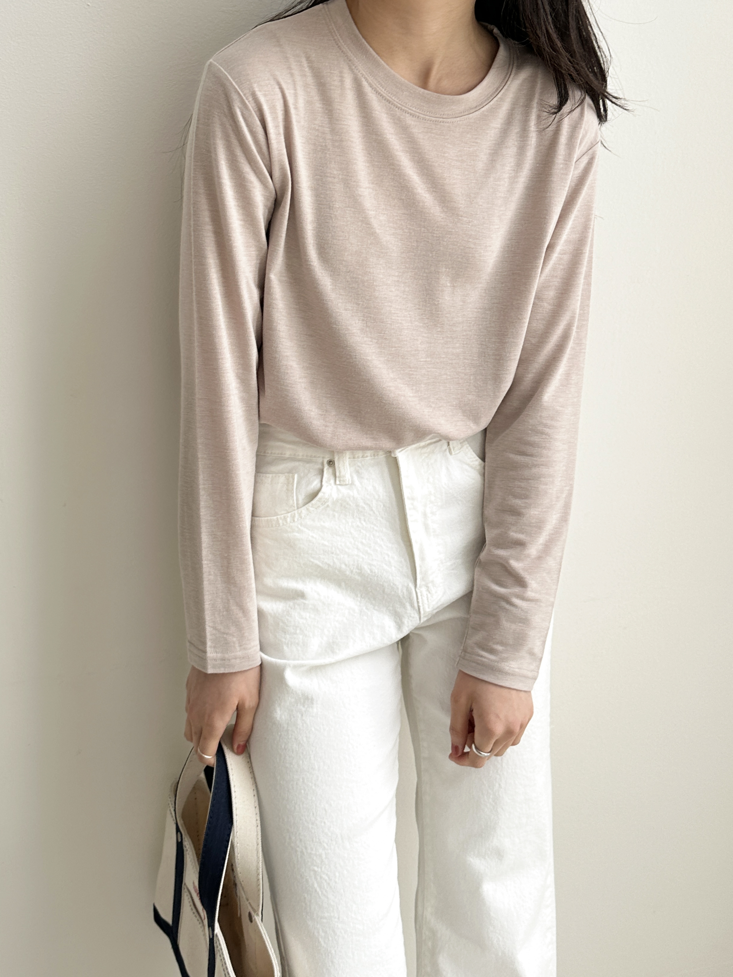 ラウンドネック長袖Tシャツ | 詳細画像2