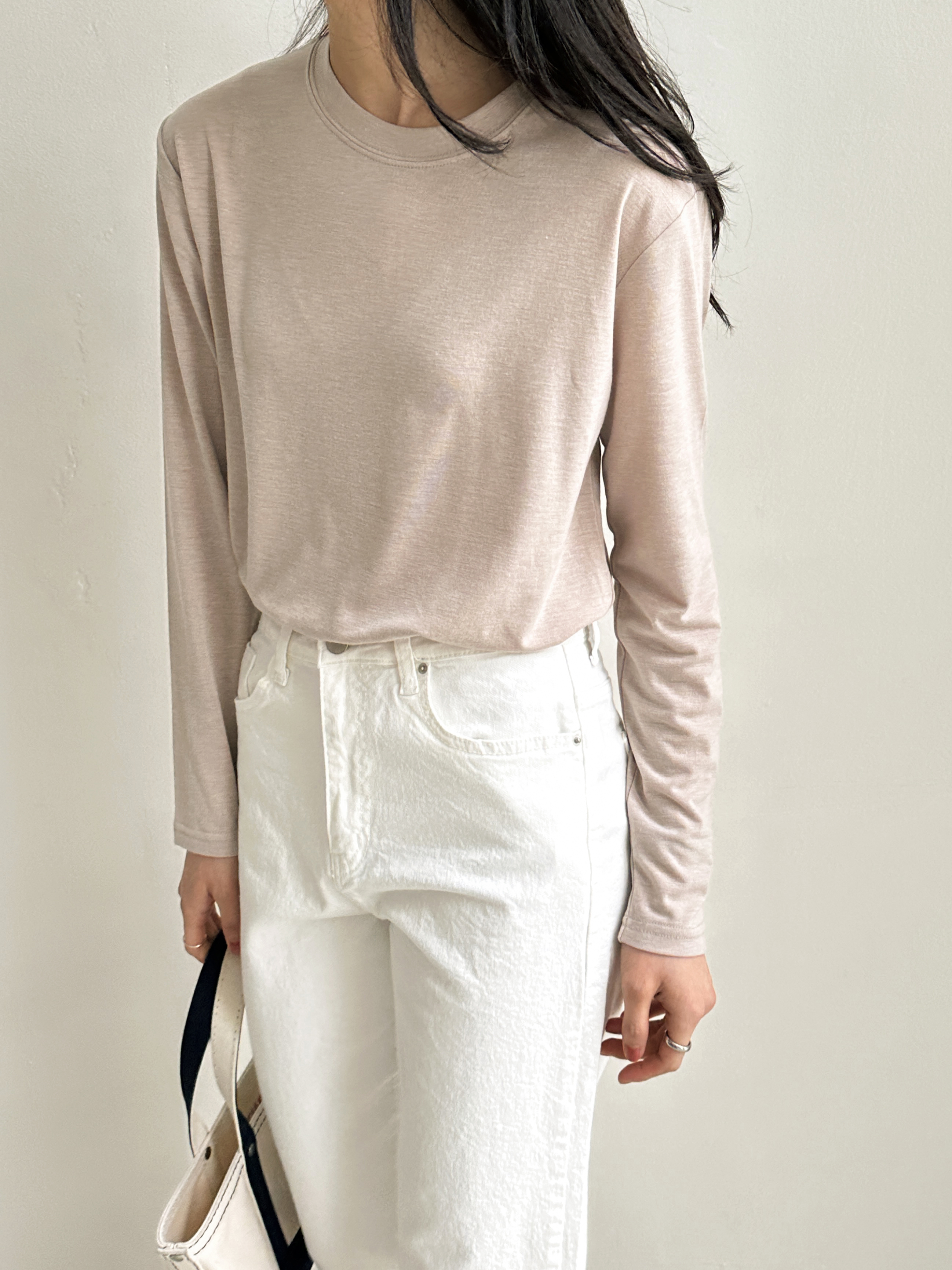 ラウンドネック長袖Tシャツ | 詳細画像4