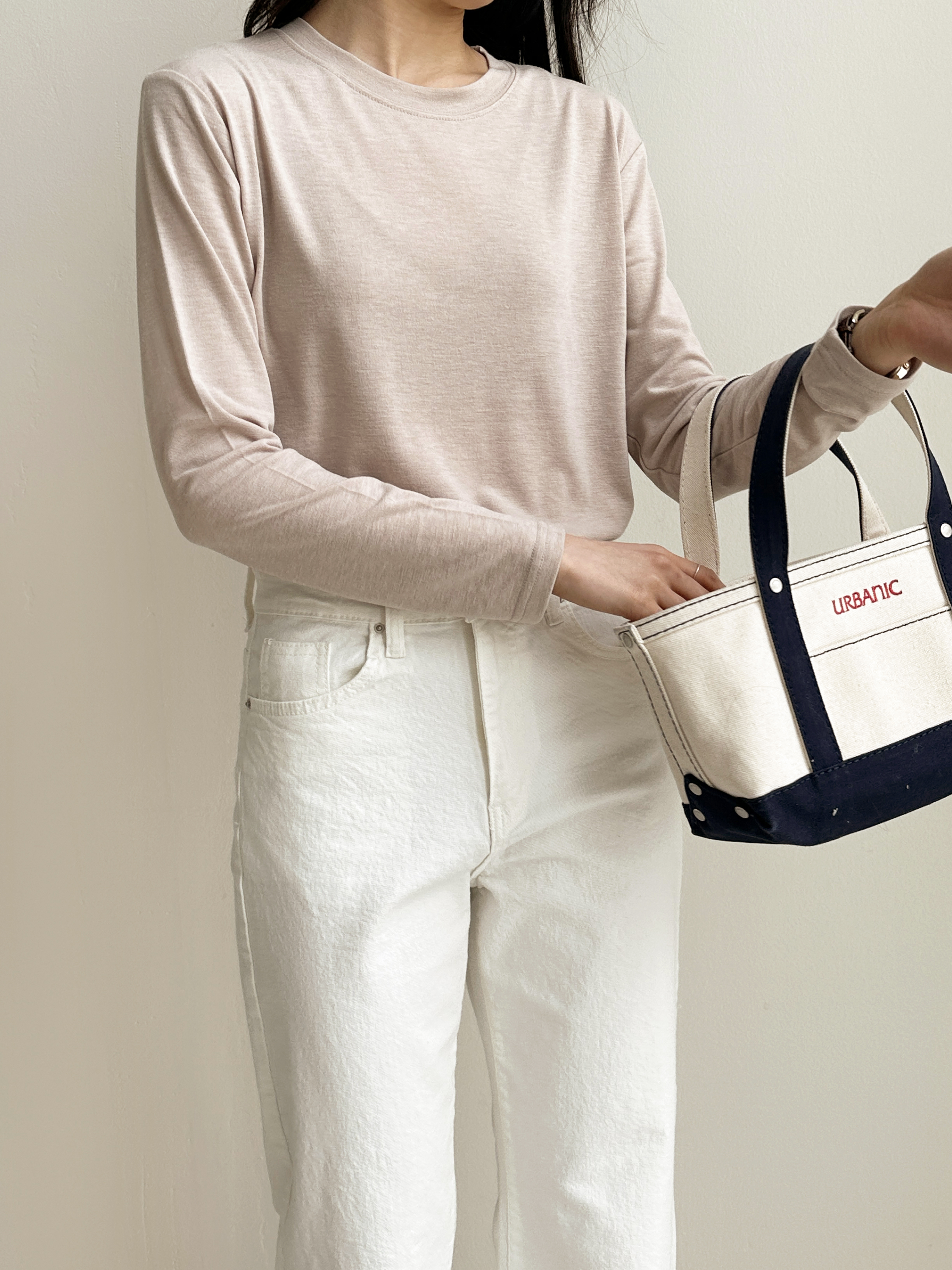 ラウンドネック長袖Tシャツ | 詳細画像3