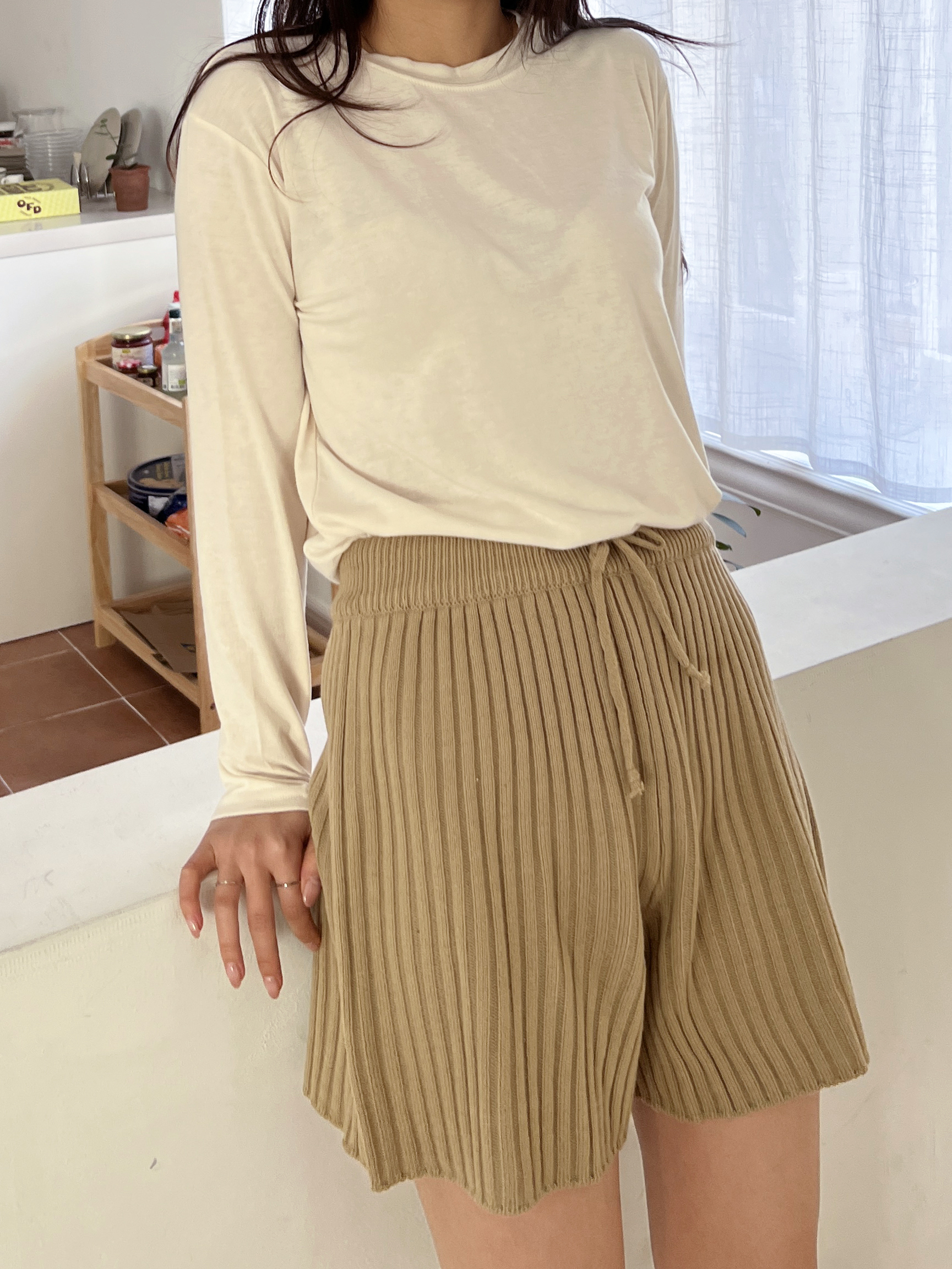 ラウンドネック長袖Tシャツ | 詳細画像11