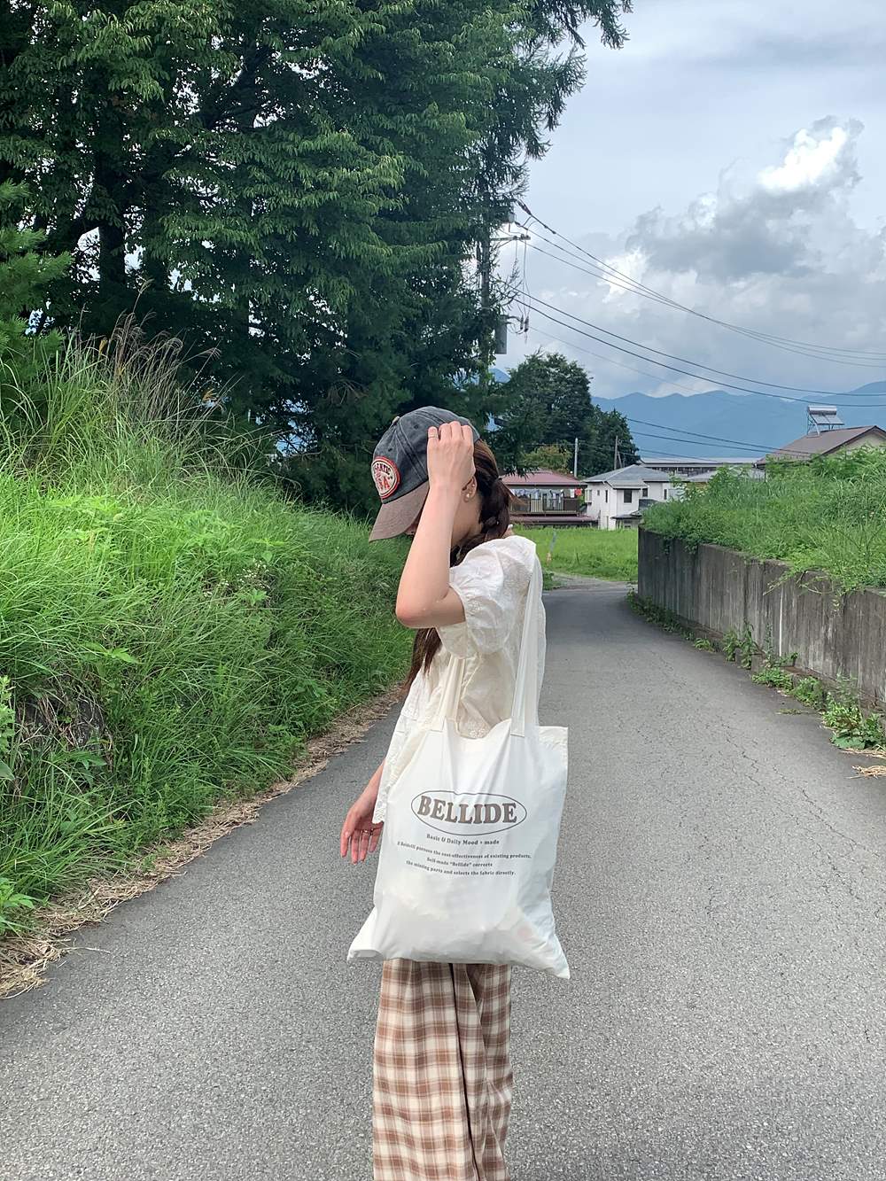 ドロストウエスト配色チェックワイドパンツ | 詳細画像15