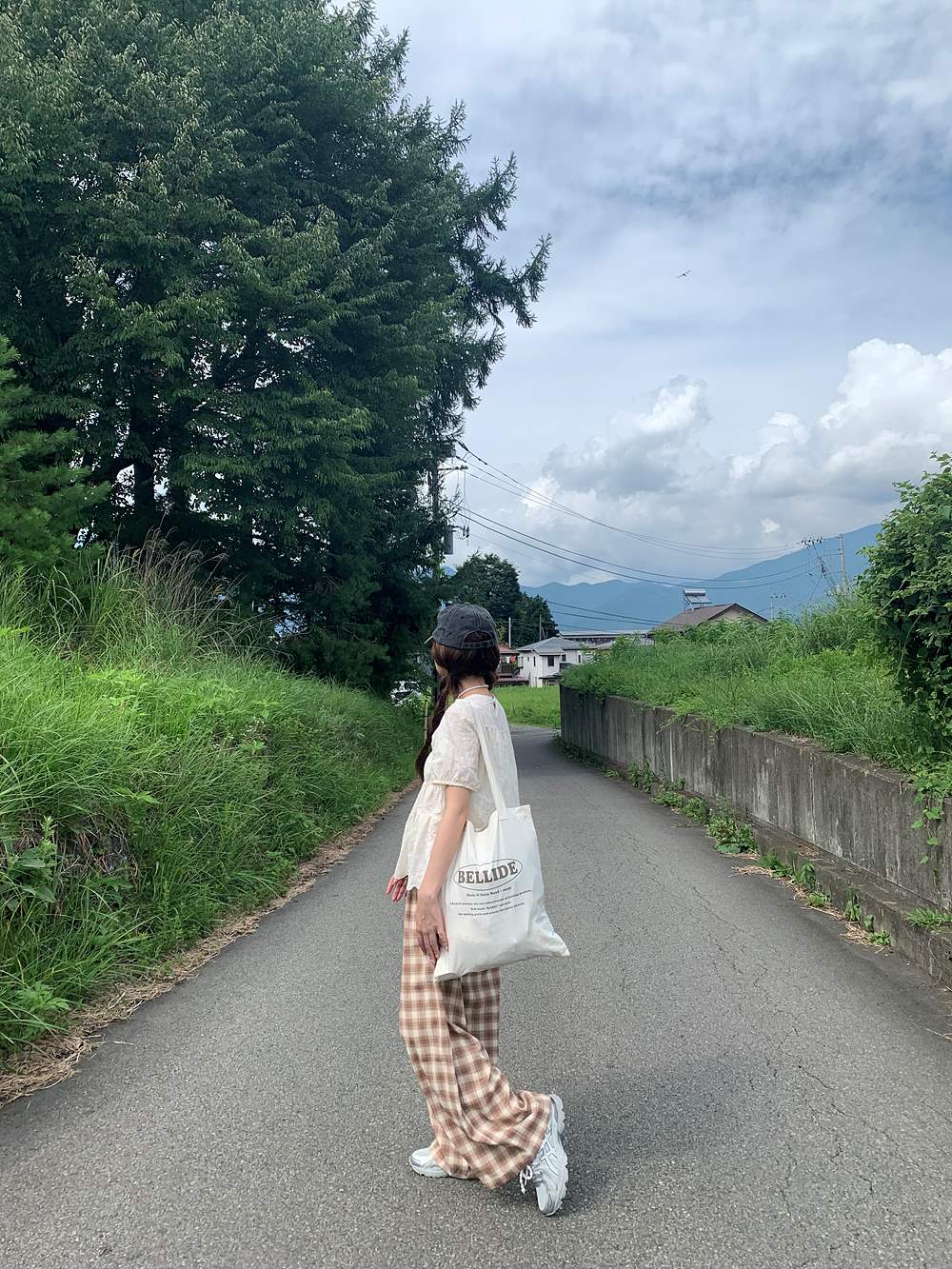 ドロストウエスト配色チェックワイドパンツ | 詳細画像17