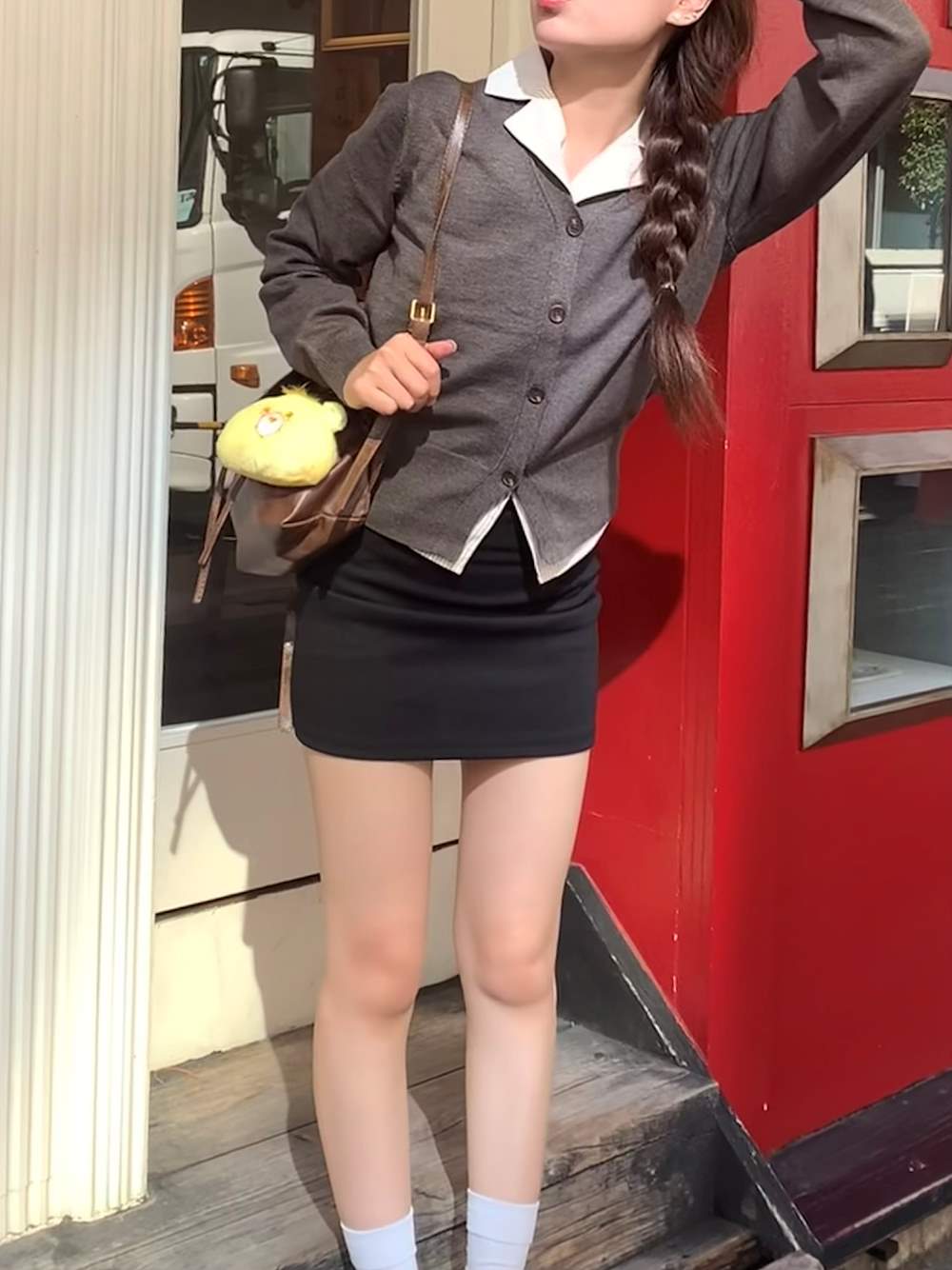 スリムフィットミニスカート | 詳細画像6