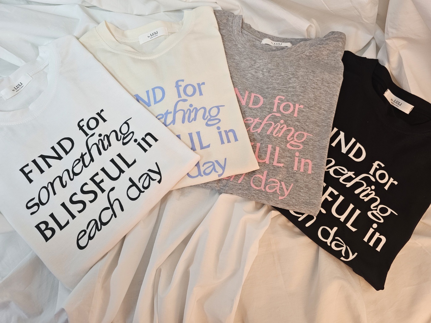 FINDレタリングラウンドネックTシャツ | 詳細画像9