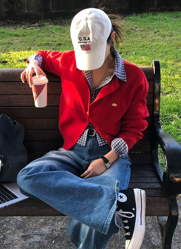 beidelli made]メタリックチャームラウンドカーディガン | レディース