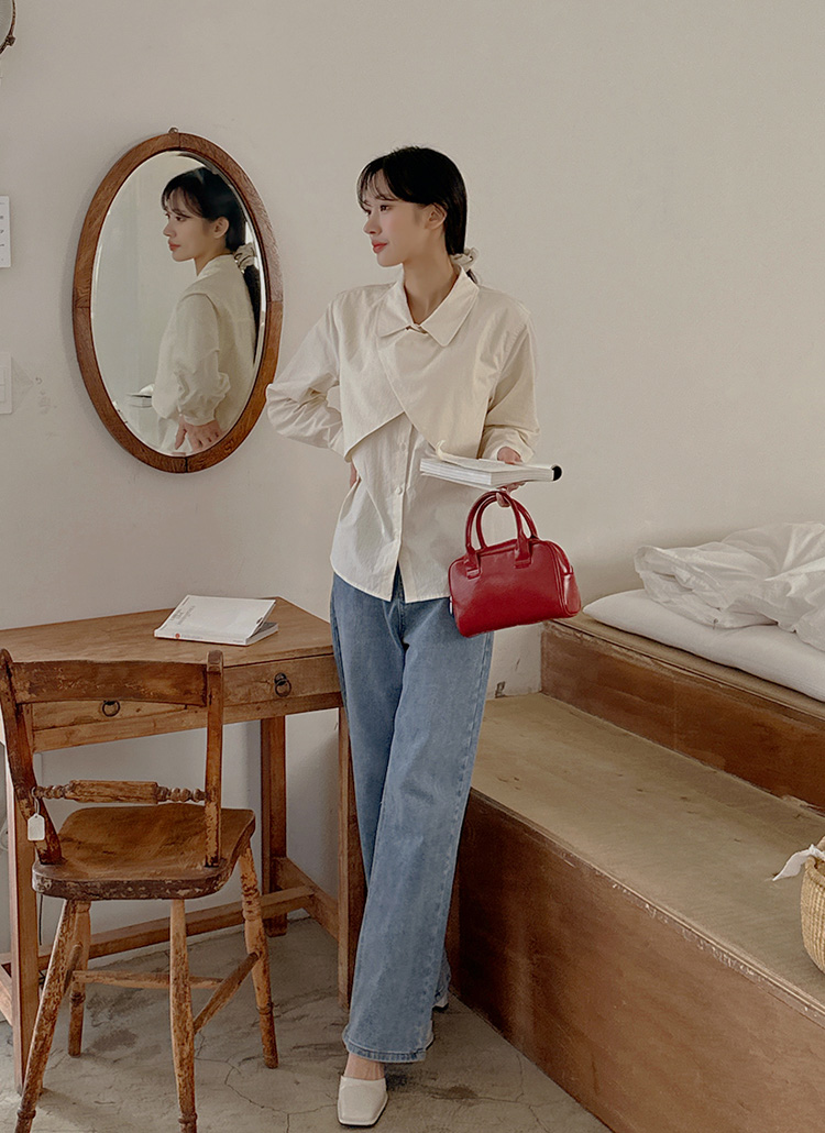 ラルフローレン♡ フラワーリネンラップブラウス　半袖 リネン ショートスリーブ シャツ （シャツ・ブラウス）｜LAUREN