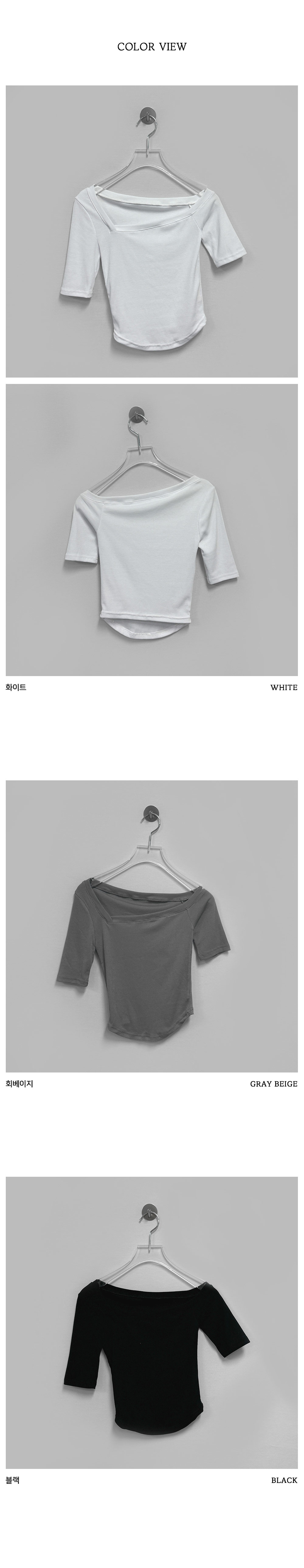 ワンショルダーTシャツ | 詳細画像13