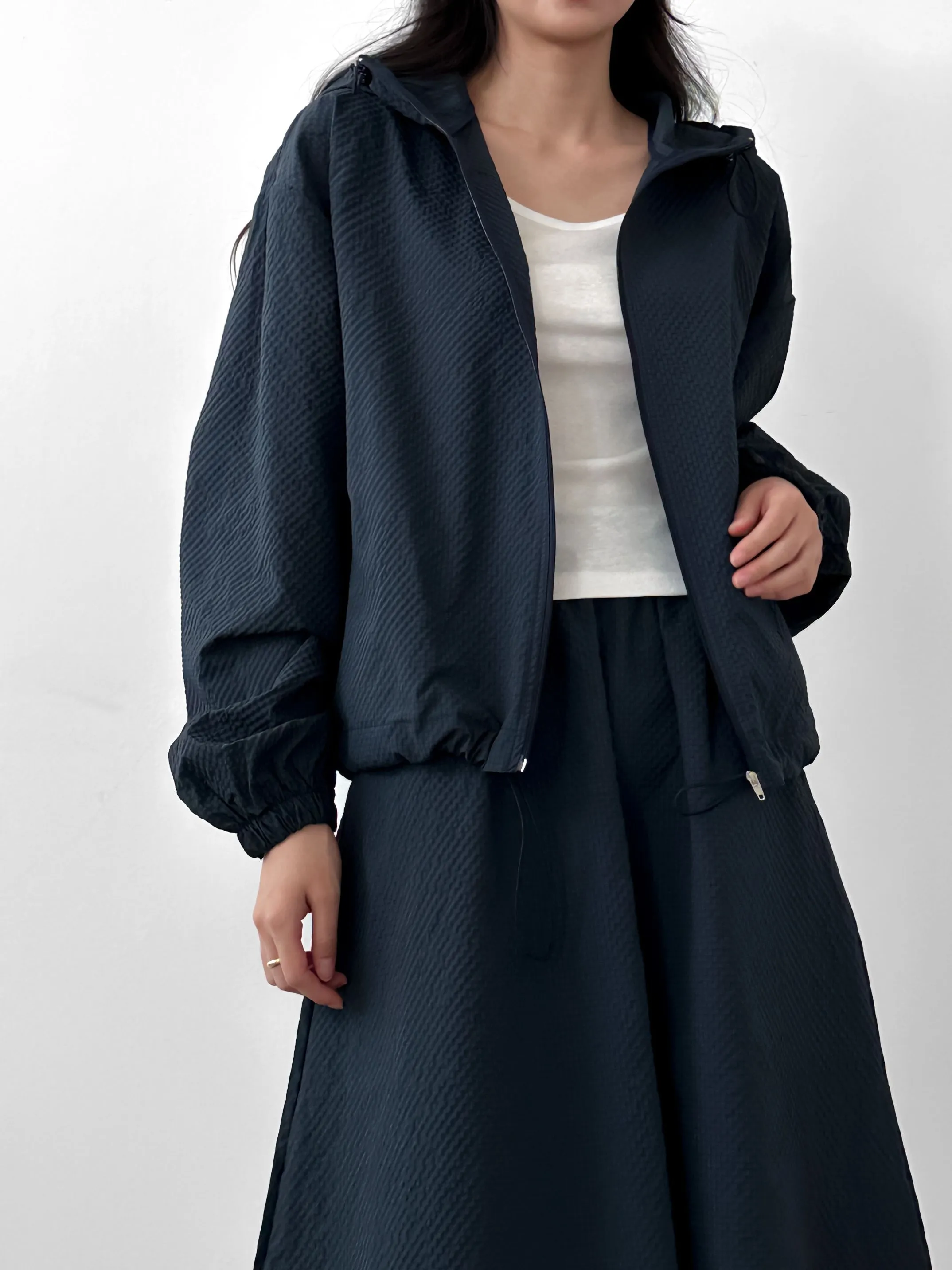 エンボスフードジャンパー | 詳細画像1