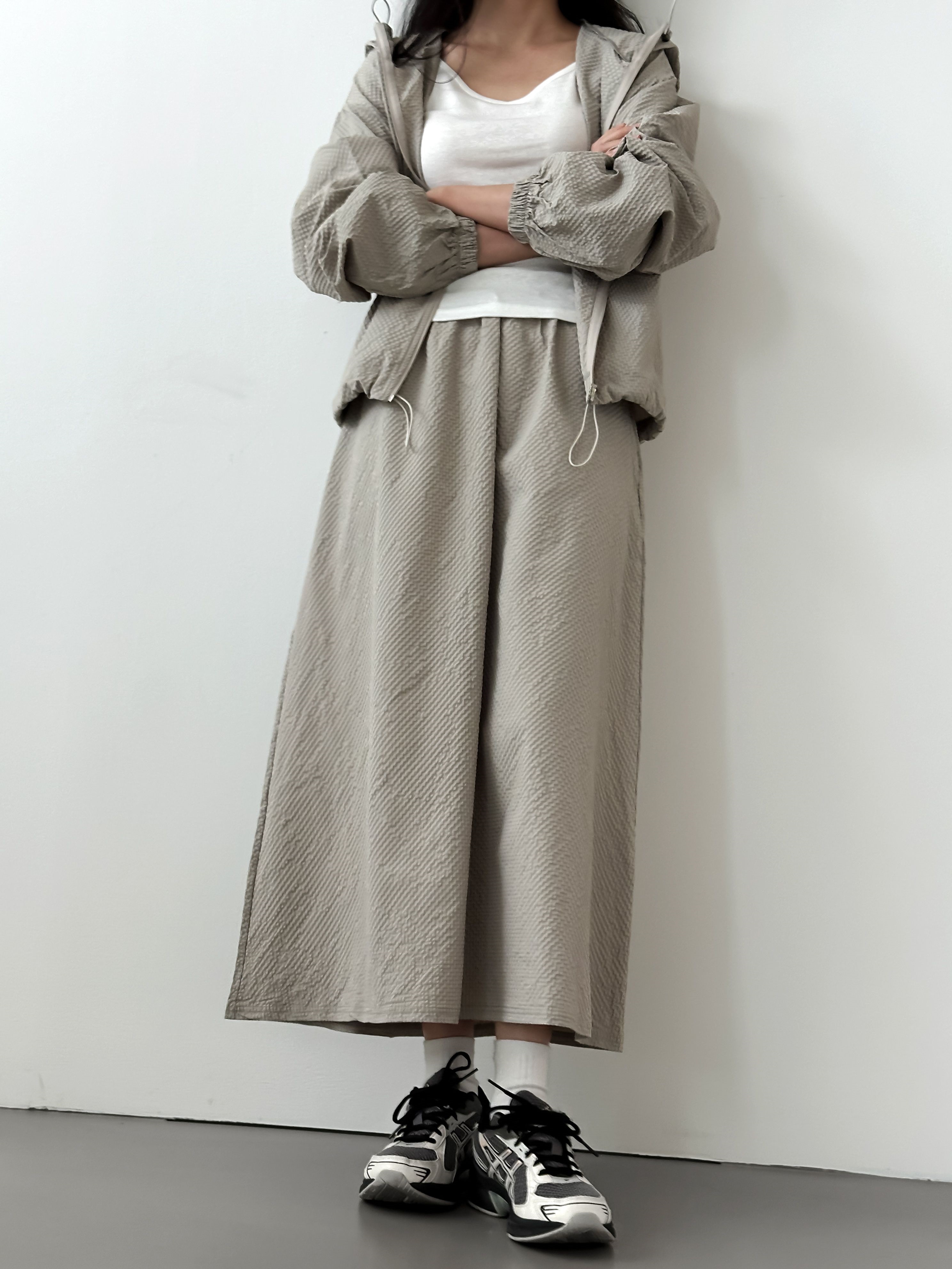 エンボスイージーフレアスカート | 詳細画像17