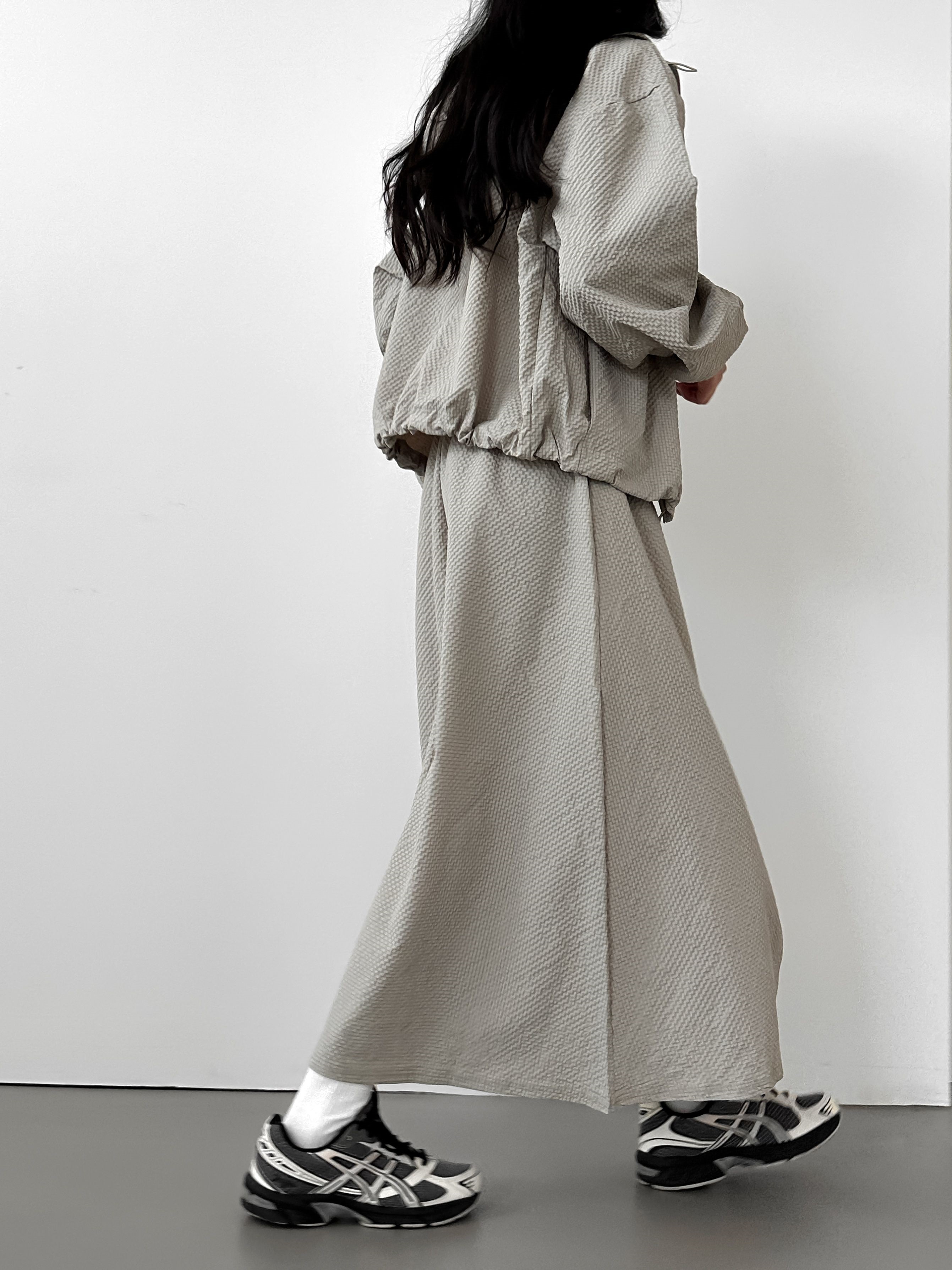 エンボスイージーフレアスカート | 詳細画像16