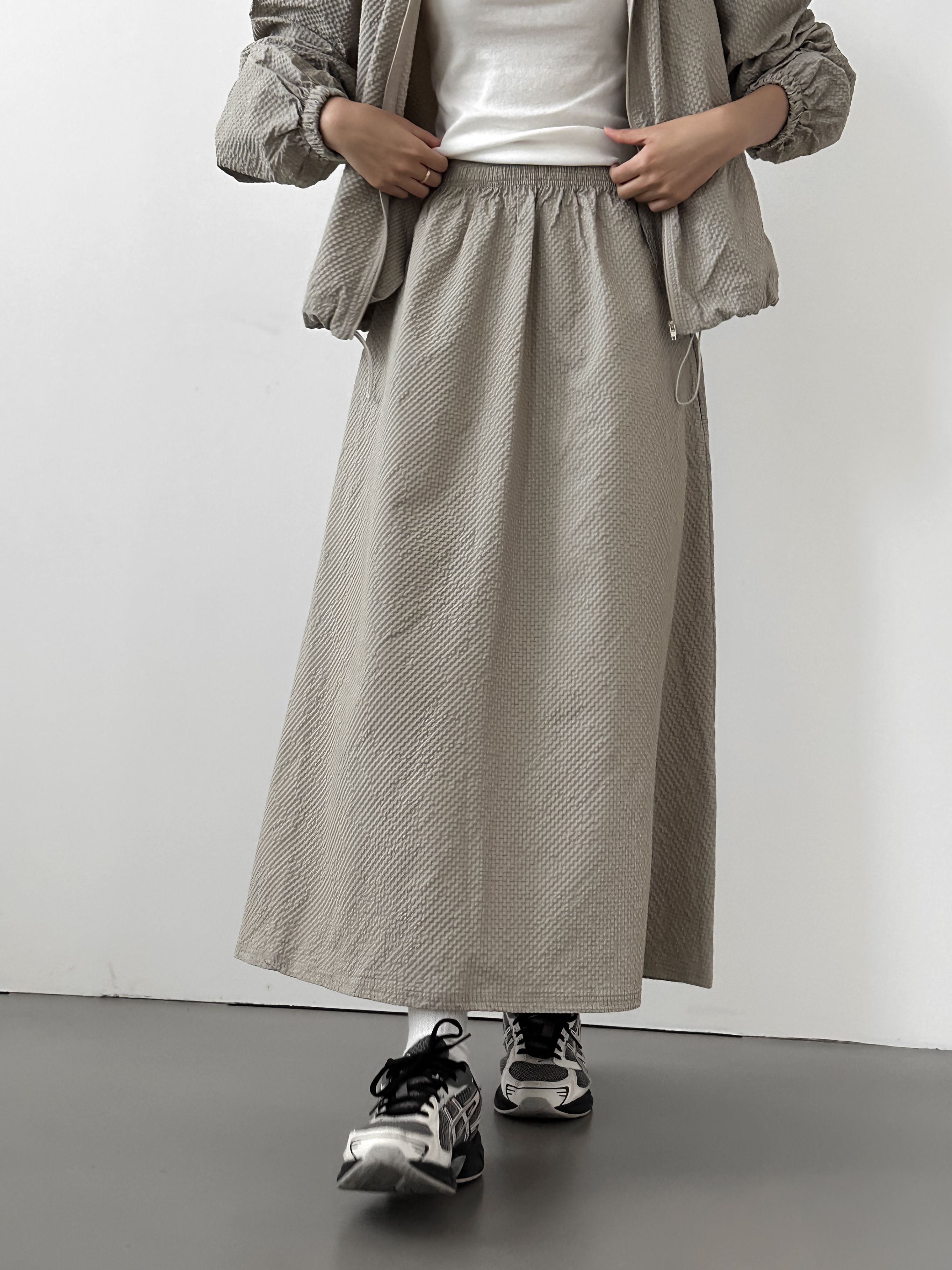 エンボスイージーフレアスカート | 詳細画像21