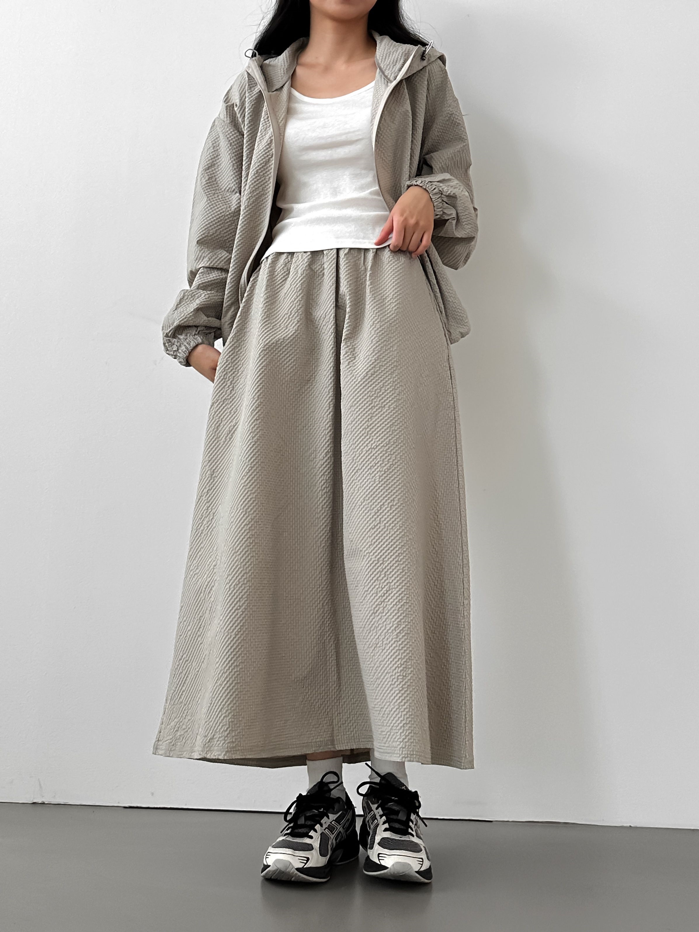 エンボスイージーフレアスカート | 詳細画像9