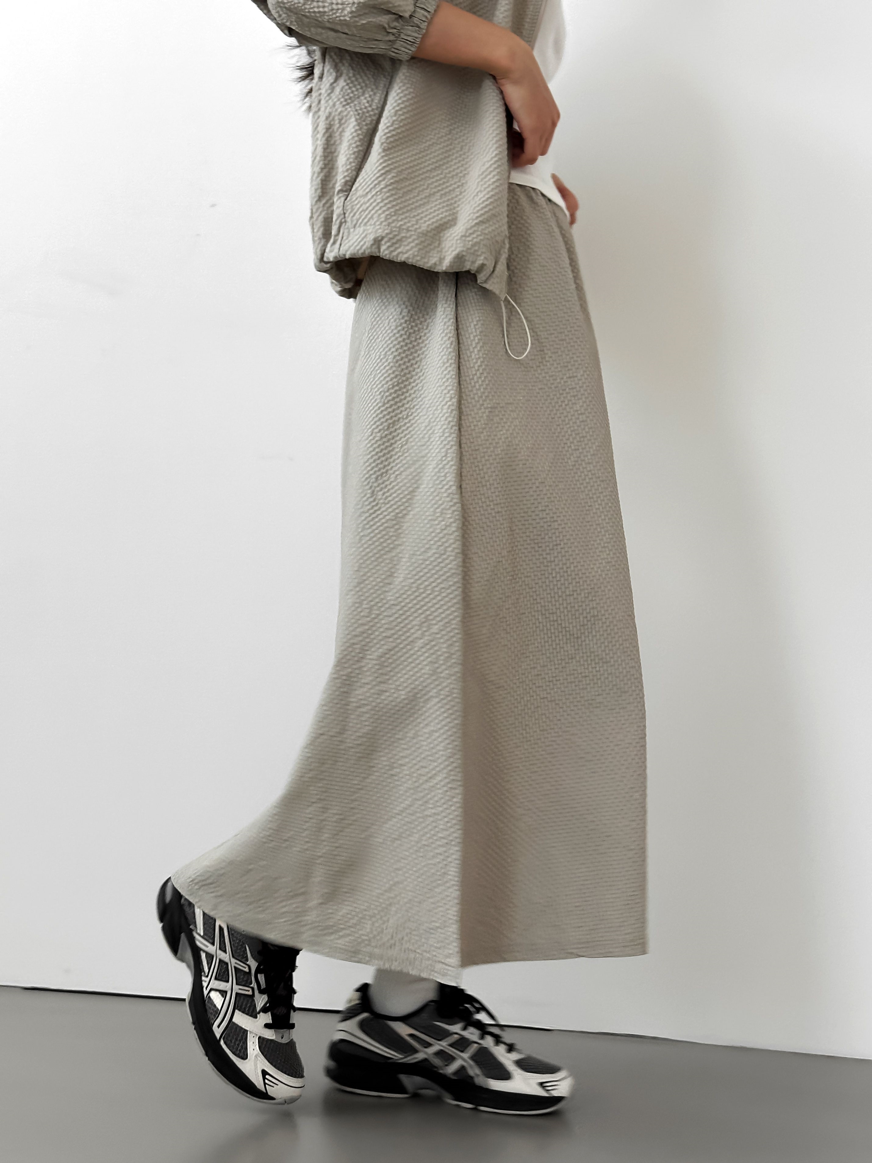 エンボスイージーフレアスカート | 詳細画像11