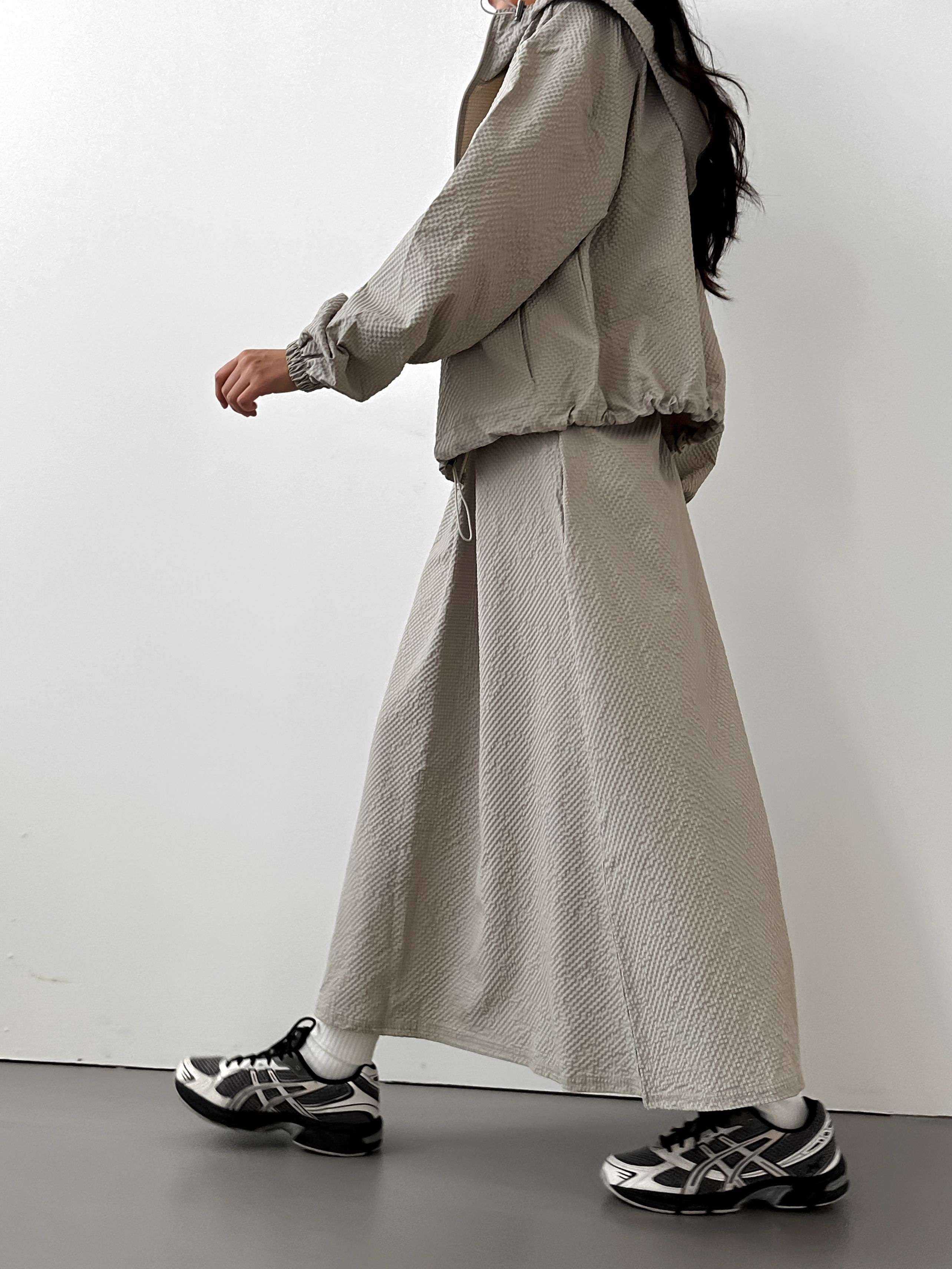 エンボスイージーフレアスカート | 詳細画像18