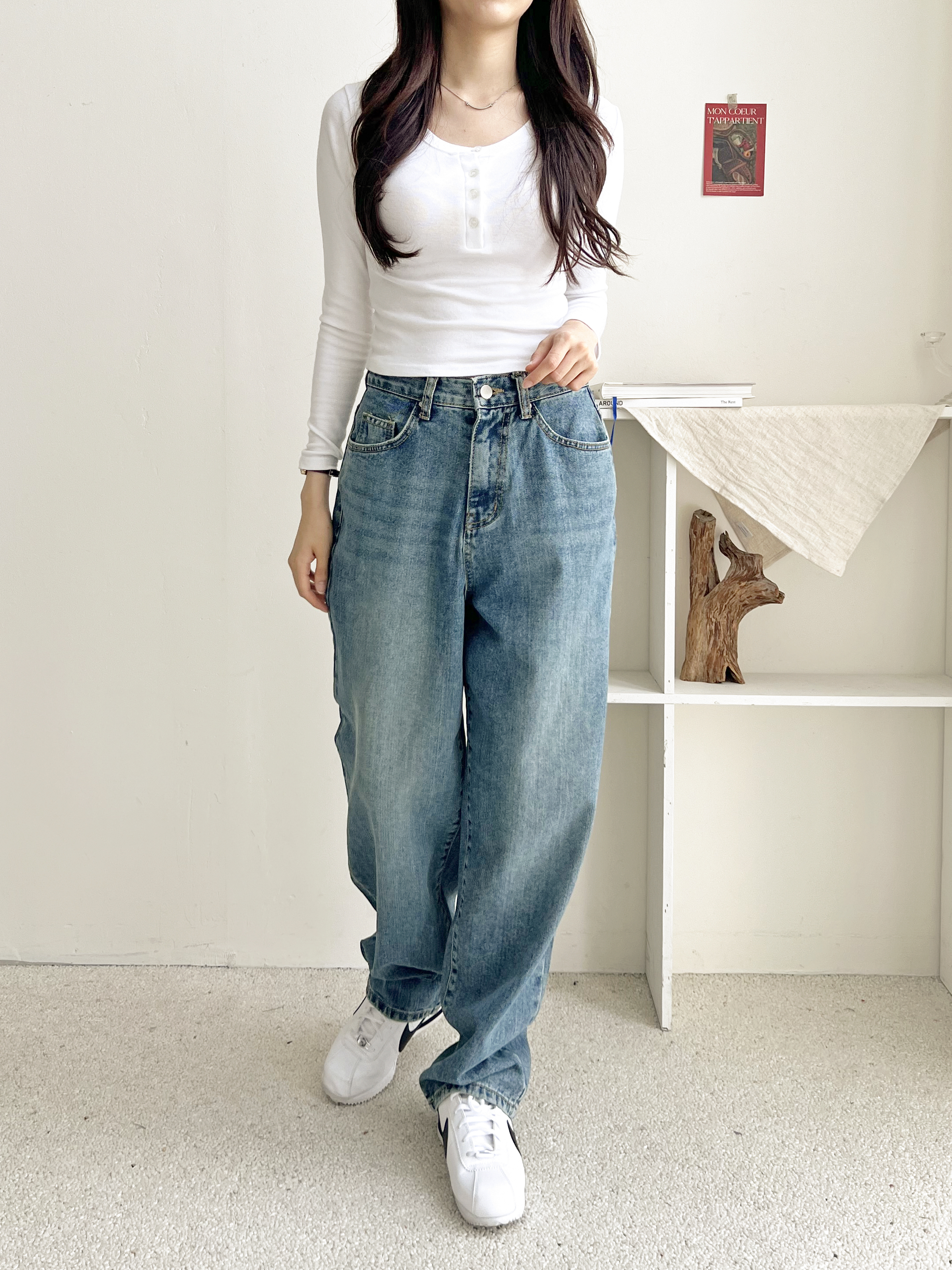 ワイドテーパードデニムパンツ | 詳細画像9