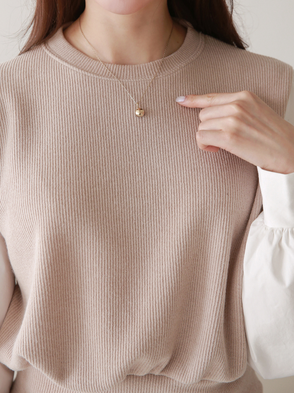 ドッキングパフリブスウェット&フレアスカートSET | 詳細画像11