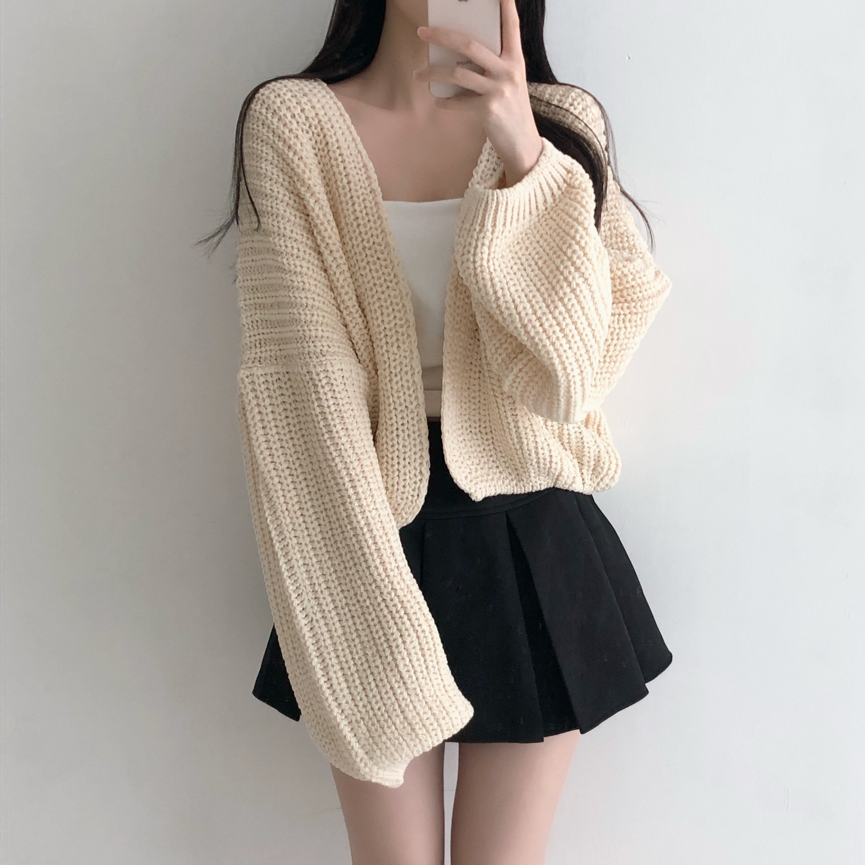 ローゲージオープンルーズカーディガン | 詳細画像3