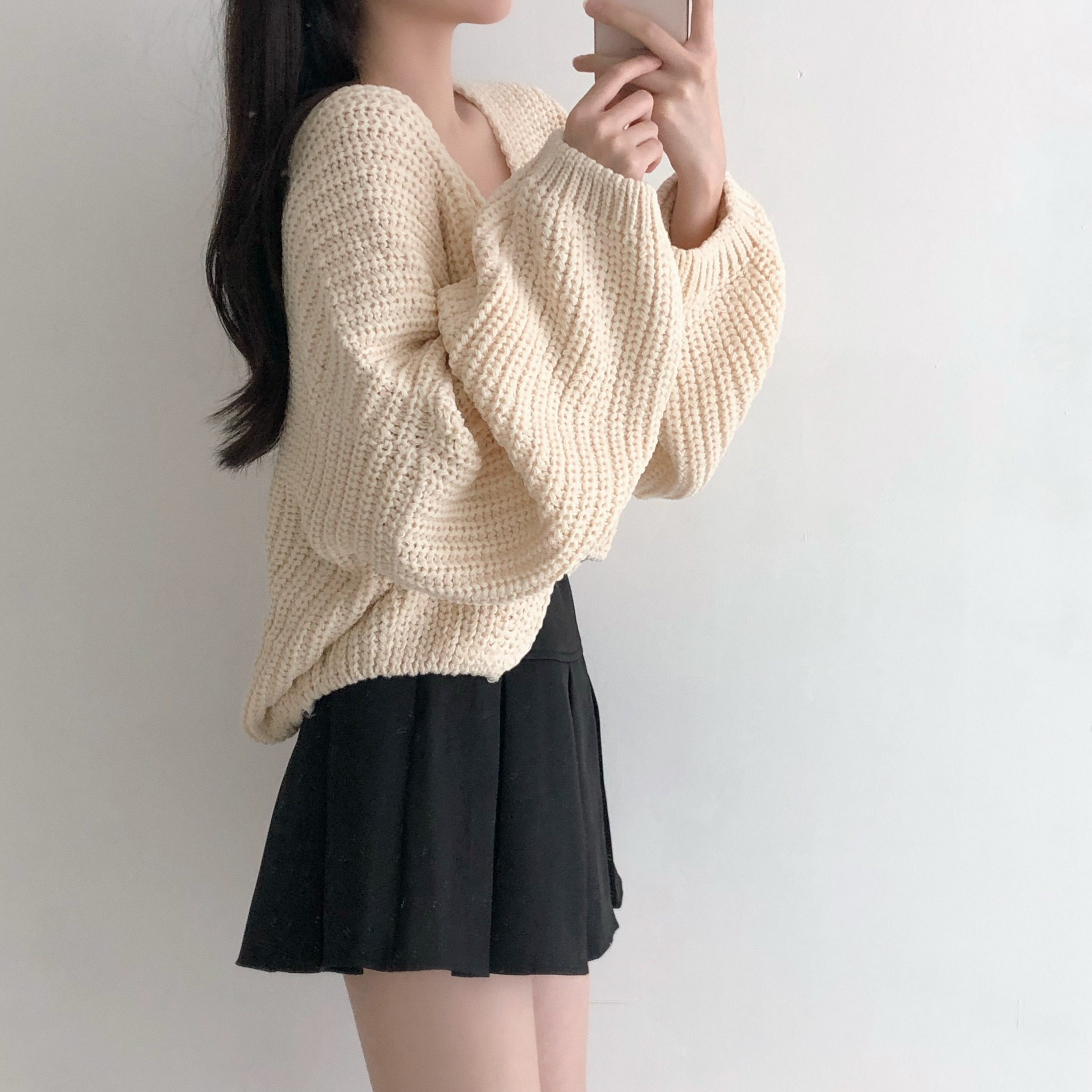 ローゲージオープンルーズカーディガン | 詳細画像4