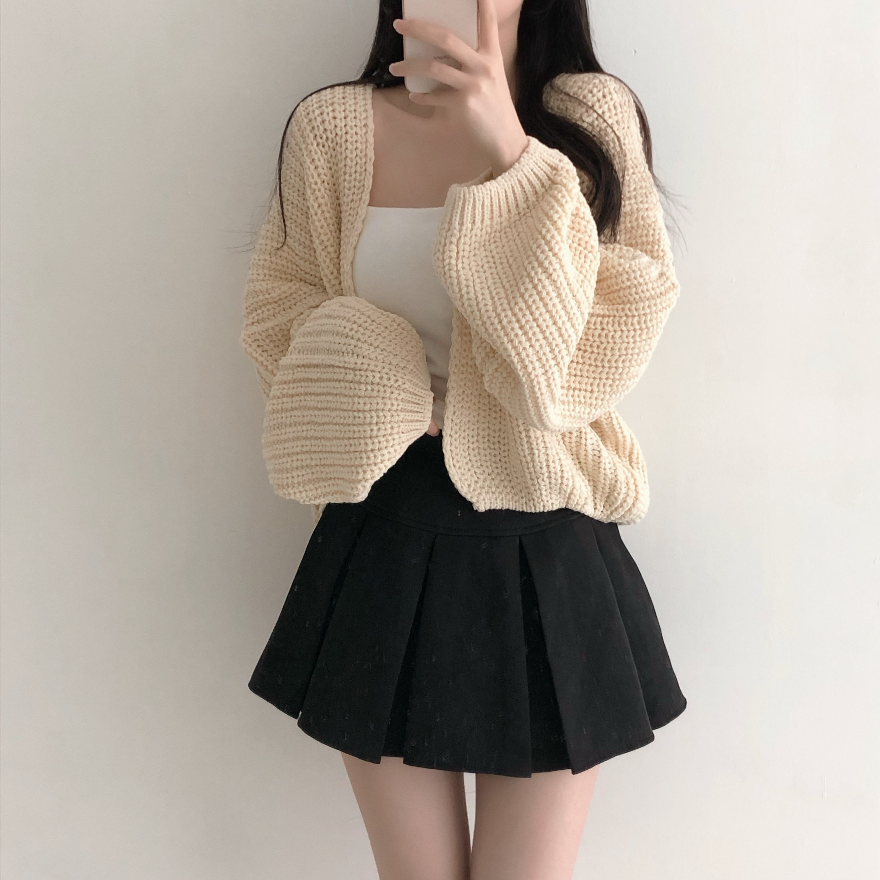 ローゲージオープンルーズカーディガン | 詳細画像5