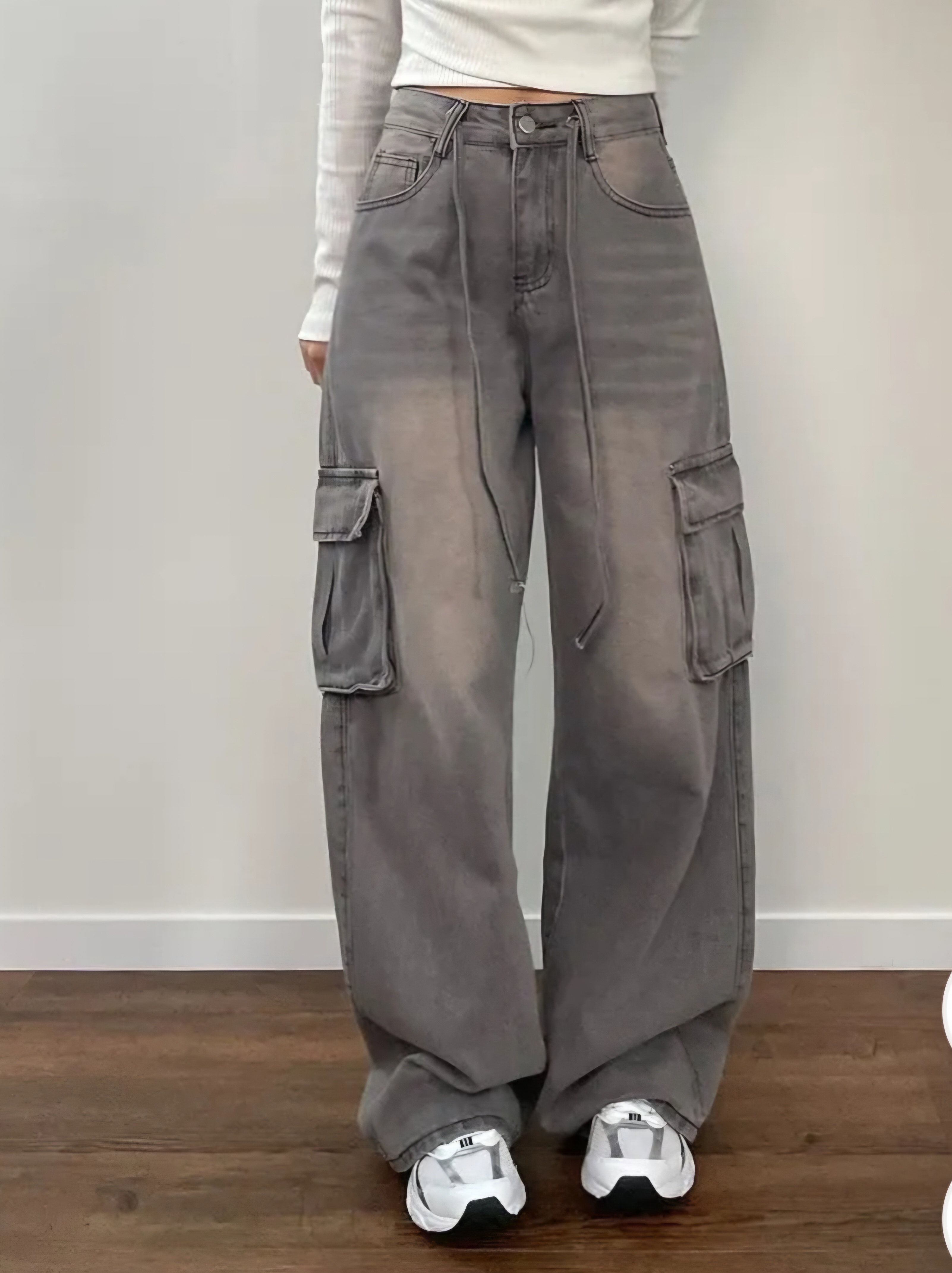 ドローコードカーゴワイドデニムパンツ | 詳細画像5