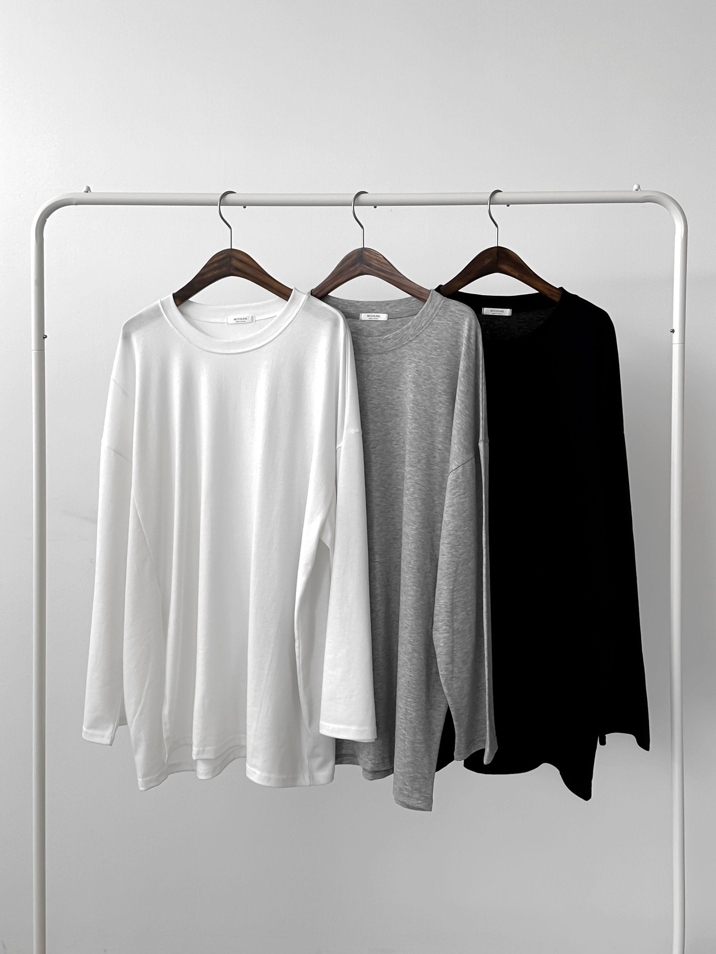 サイドスリットラウンドネックボクシーTシャツ | 詳細画像2