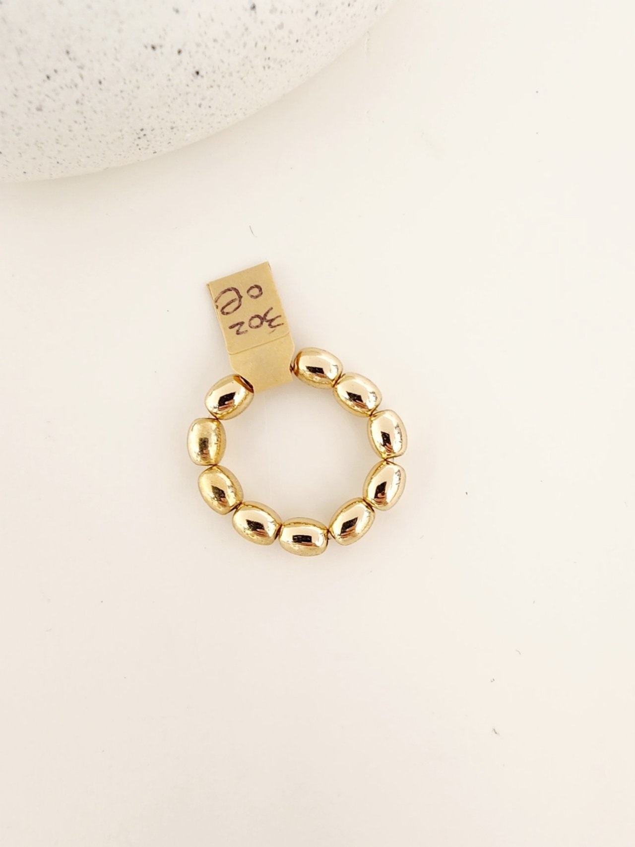 メタルオーバルビーズリング | 詳細画像4
