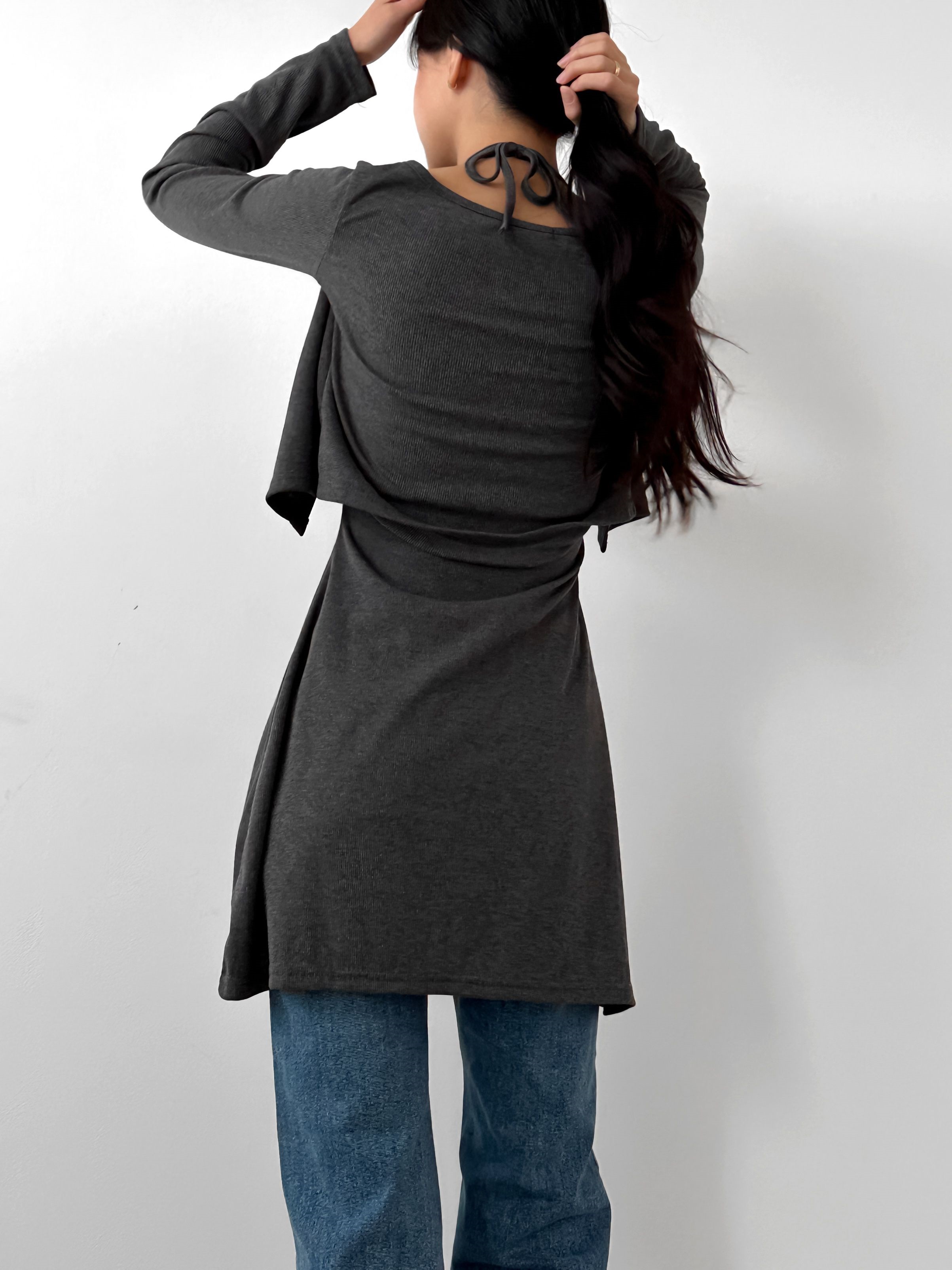 クロップドカーディガン&ホルターキャミワンピースSET | 詳細画像11