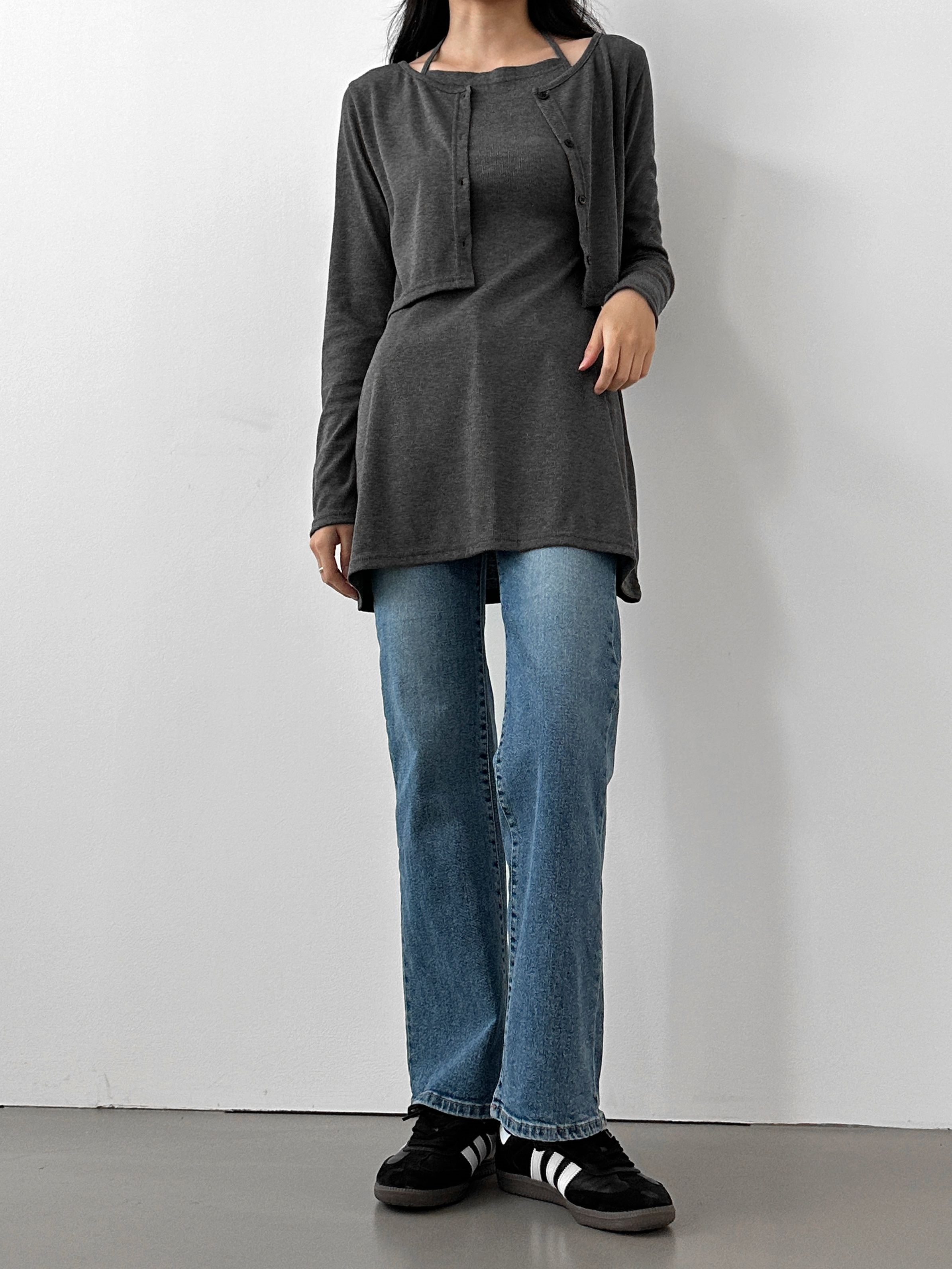 クロップドカーディガン&ホルターキャミワンピースSET | 詳細画像21