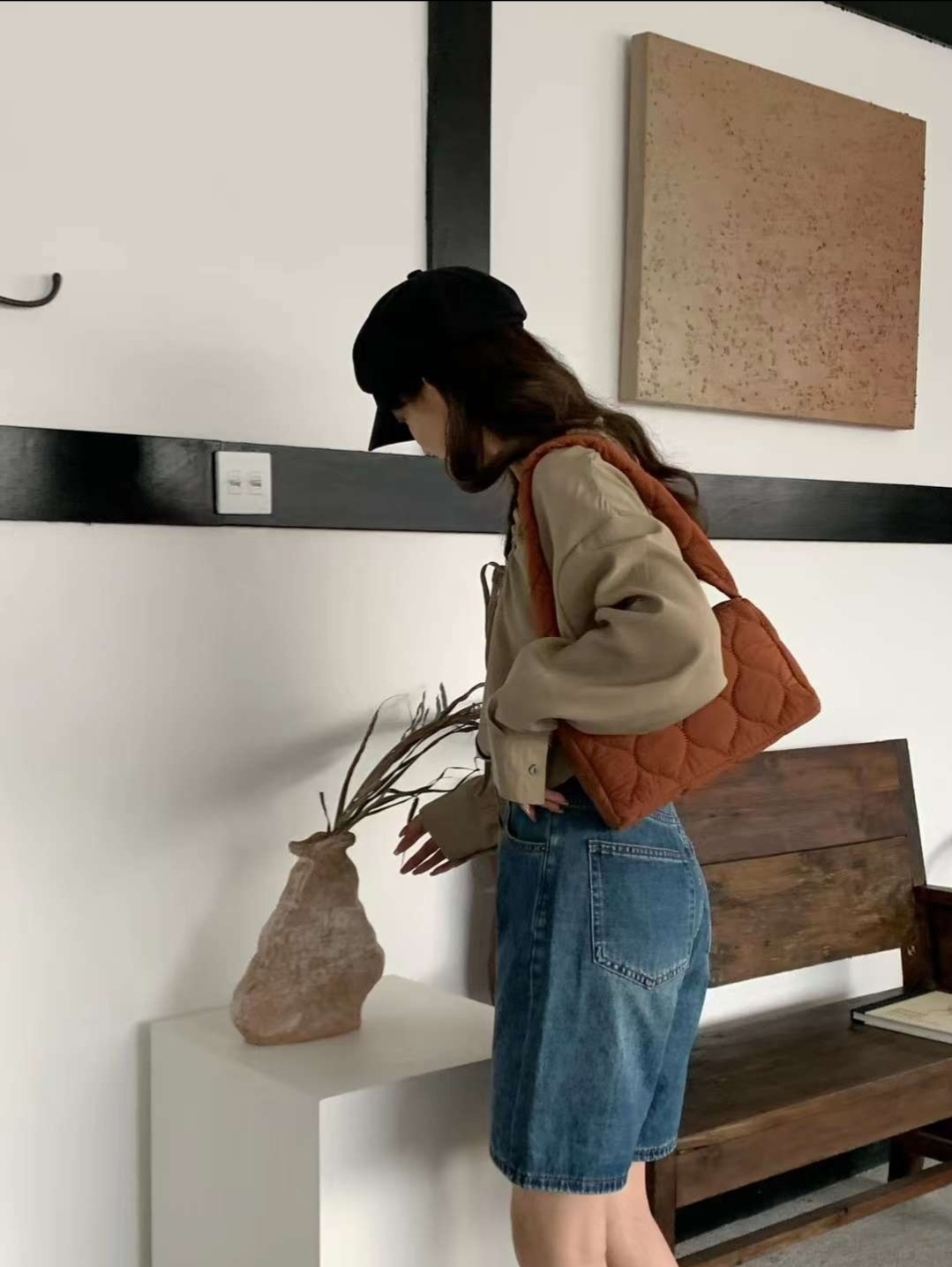 ウェーブキルティングトートバッグ | 詳細画像3