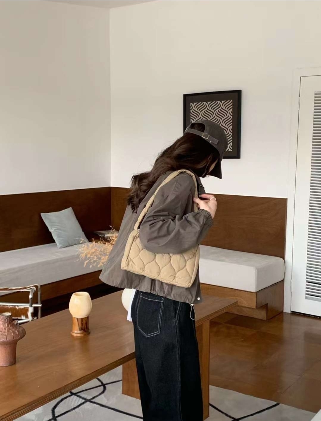 ウェーブキルティングトートバッグ | 詳細画像5