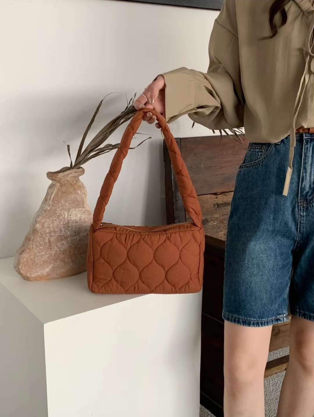 ウェーブキルティングトートバッグ | 詳細画像6