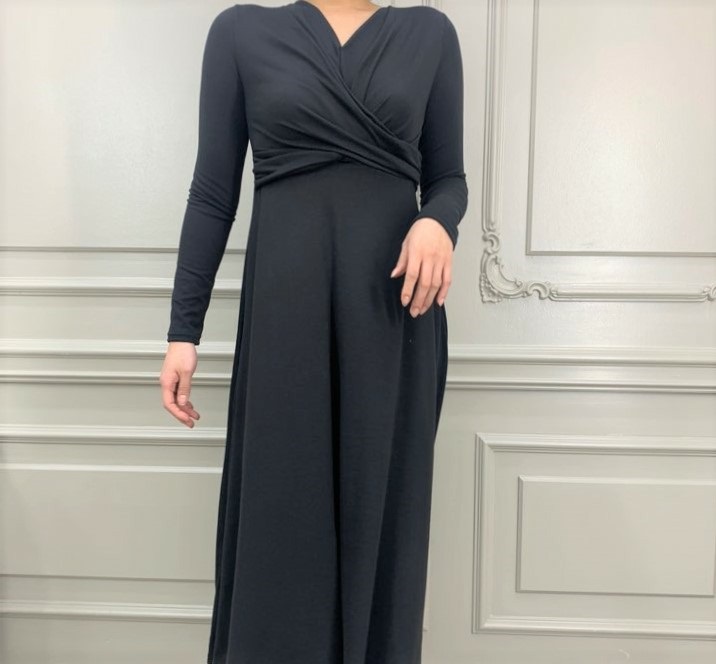 ツイストVネックAラインワンピース | 詳細画像7