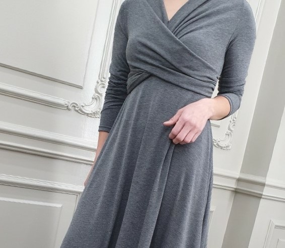 ツイストVネックAラインワンピース | 詳細画像8