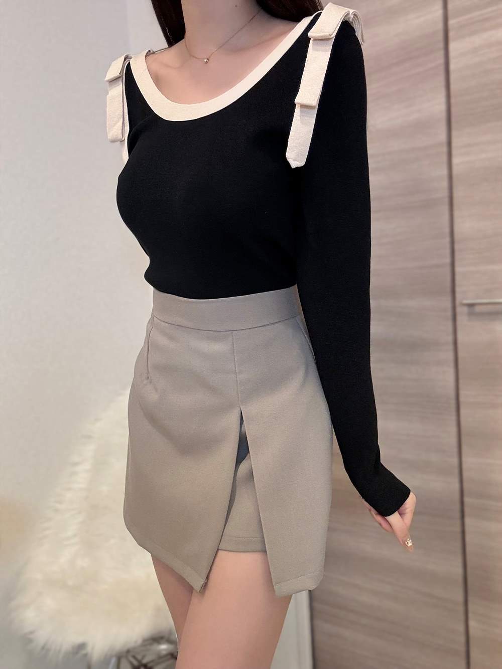 *再入荷*ショルダーツインリボンニット | 詳細画像5