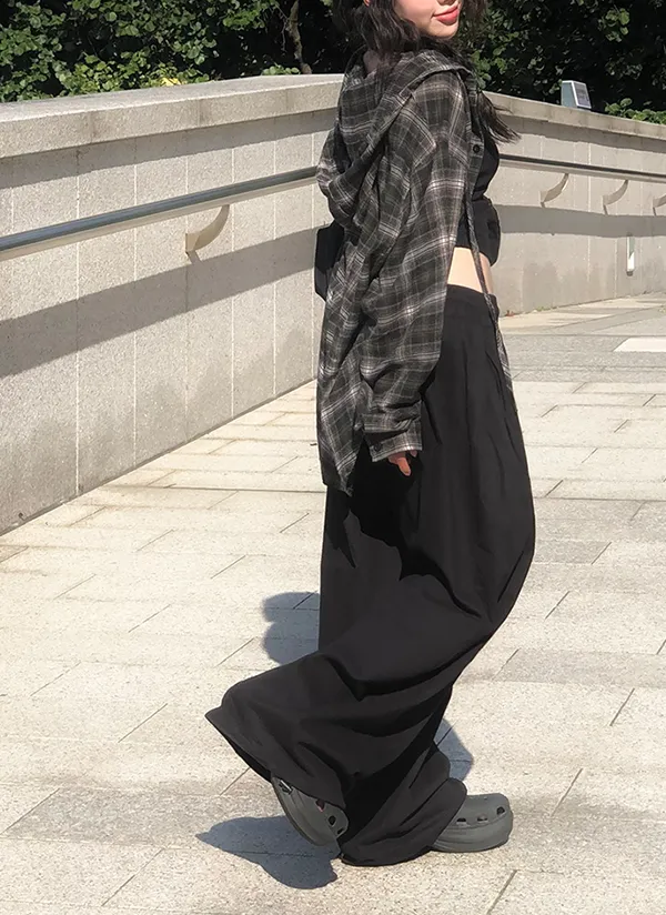 2WAYドロストラインワイドパンツ | anyonemore | 詳細画像1