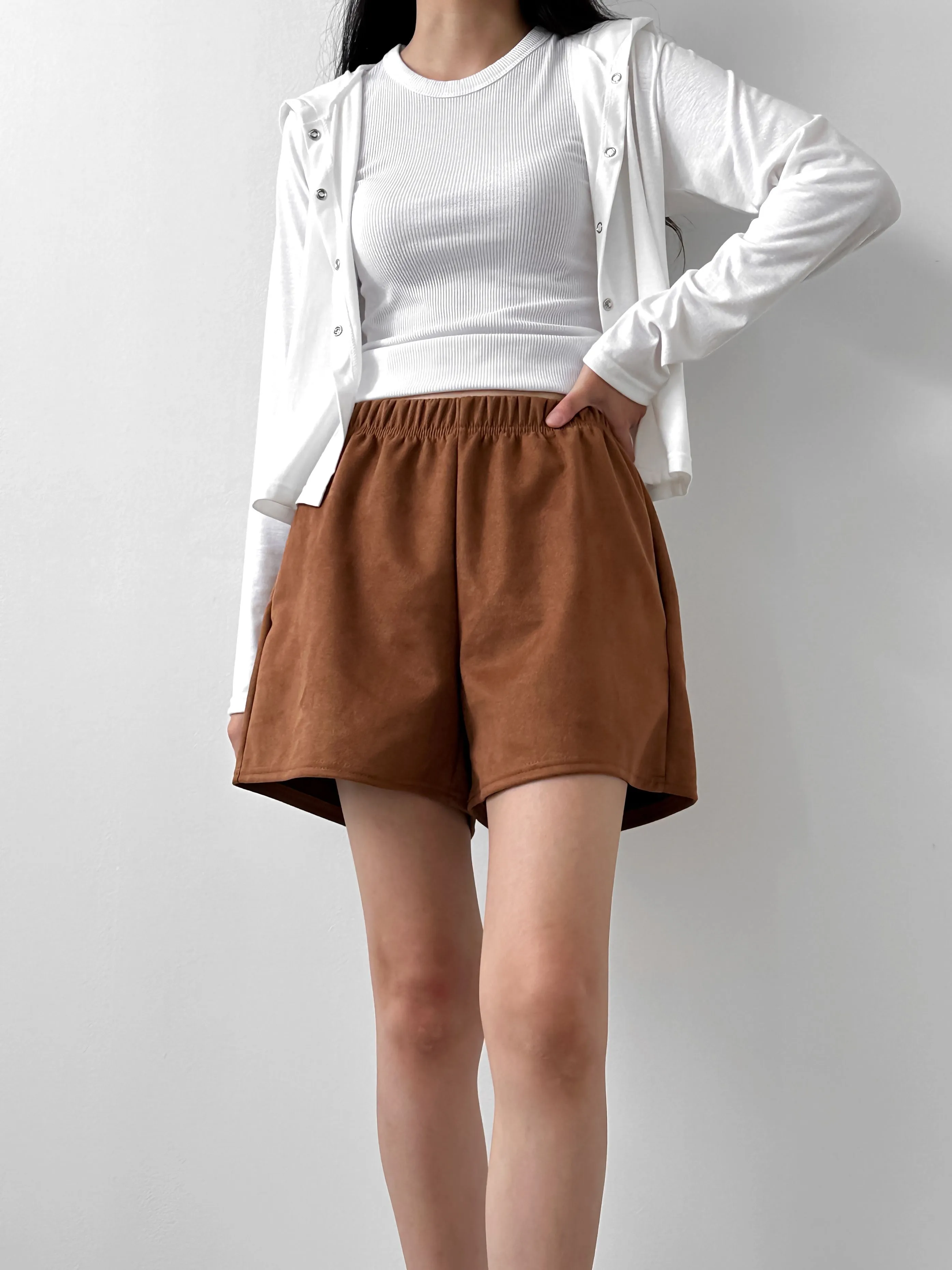 スエード調イージーショートパンツ | 詳細画像1