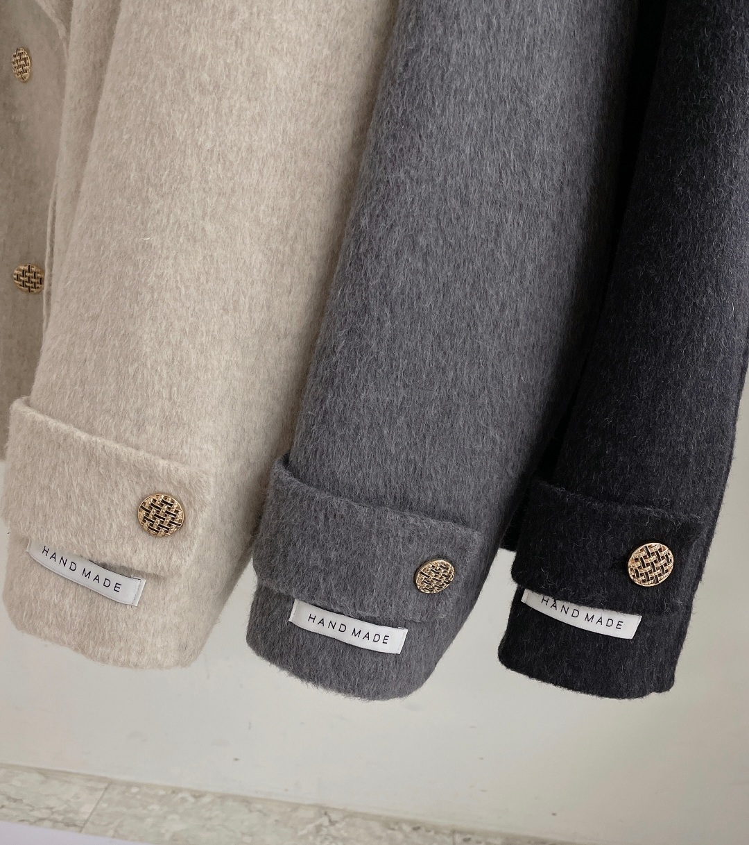 ダブルボタンハンドメイドウールジャケット | 詳細画像7