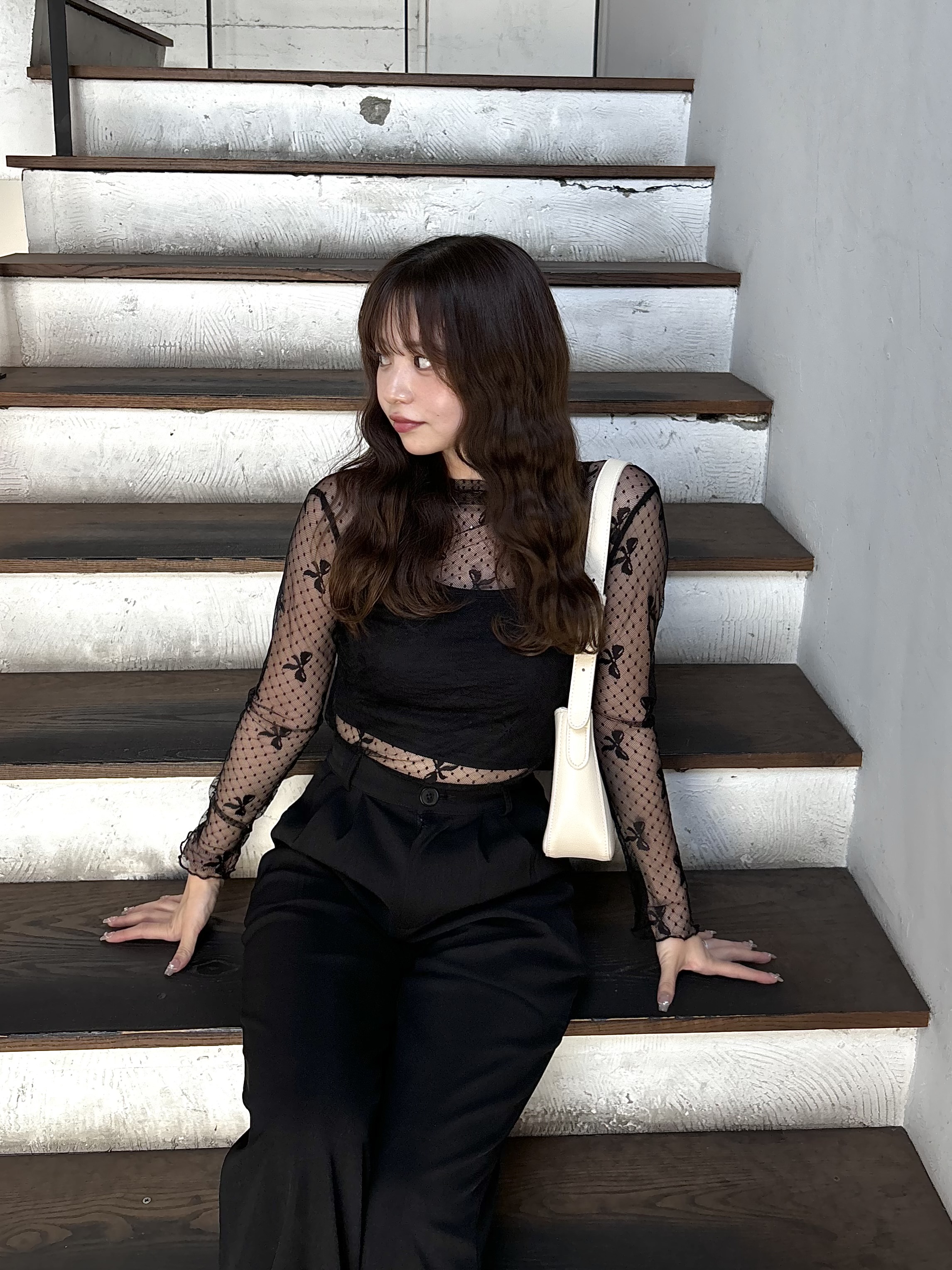 リボンシアードットTシャツ | 詳細画像21