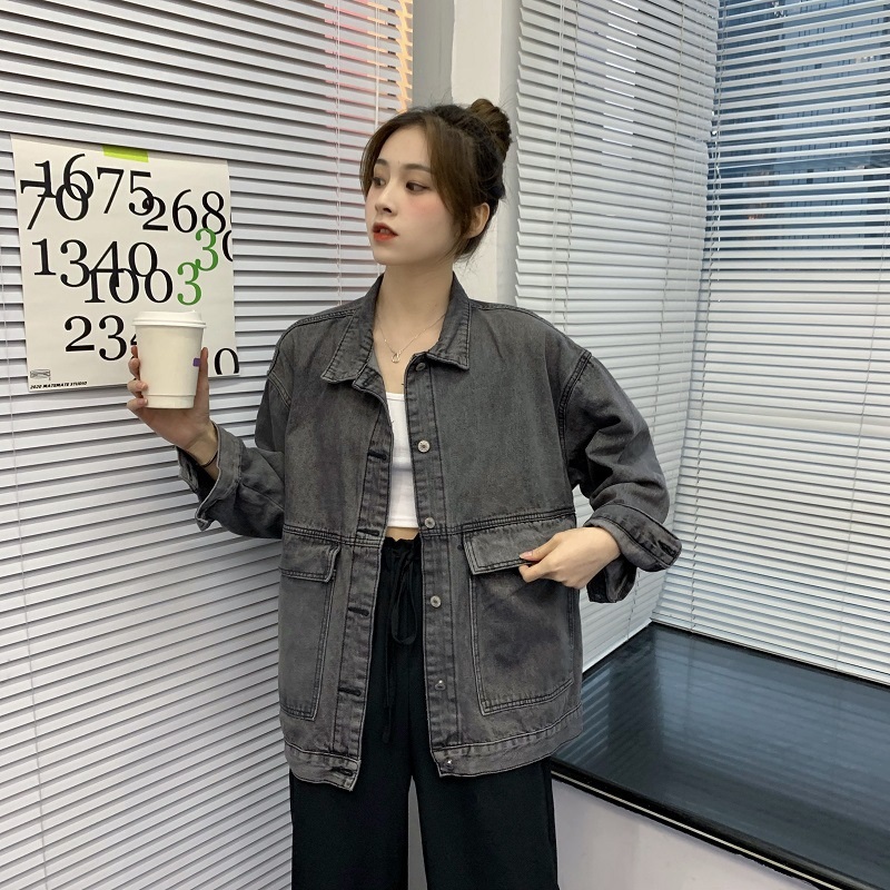 ボクシーフラップポケットデニムシャツジャケット | 詳細画像2