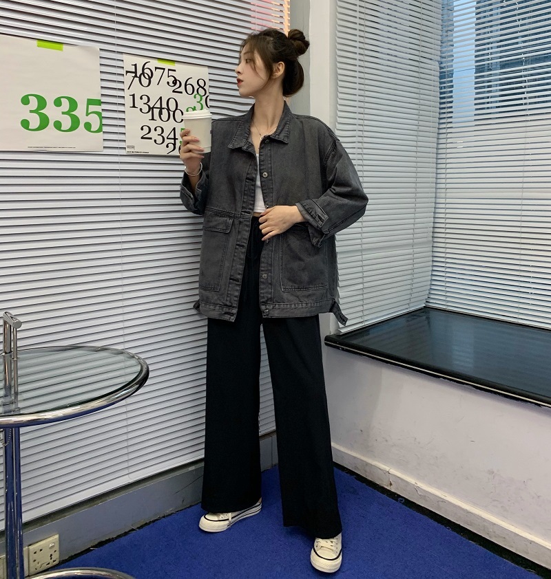 ボクシーフラップポケットデニムシャツジャケット | 詳細画像9