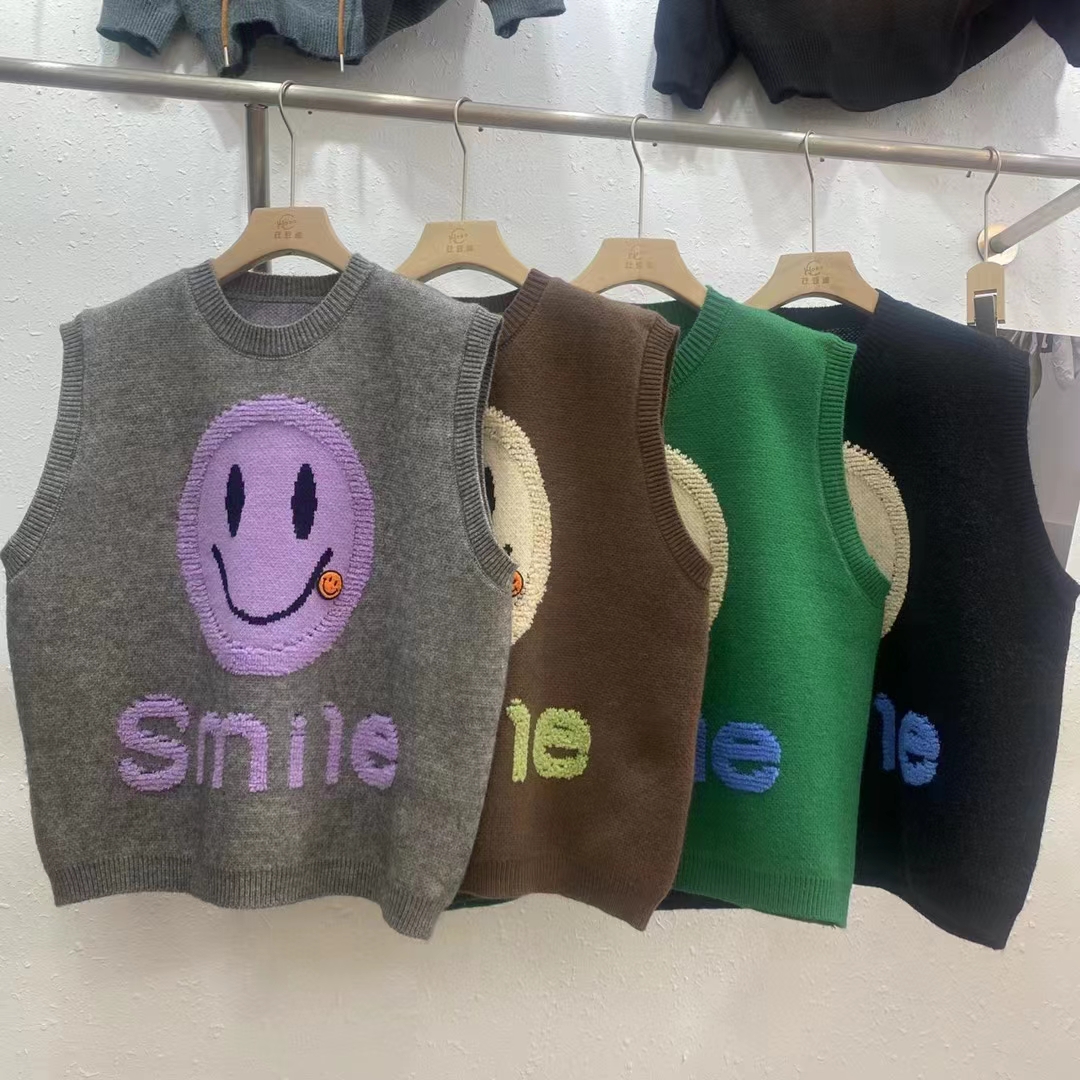 配色Smileポイントニットベスト | 詳細画像8