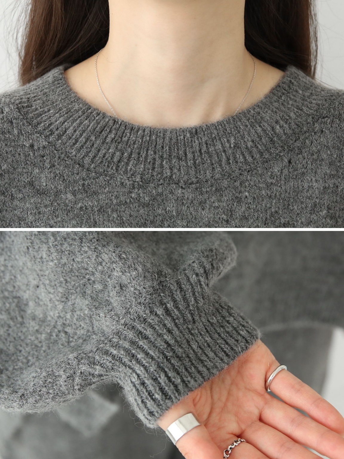 ウール混ルーズニット&ドロストパンツSET | 詳細画像16