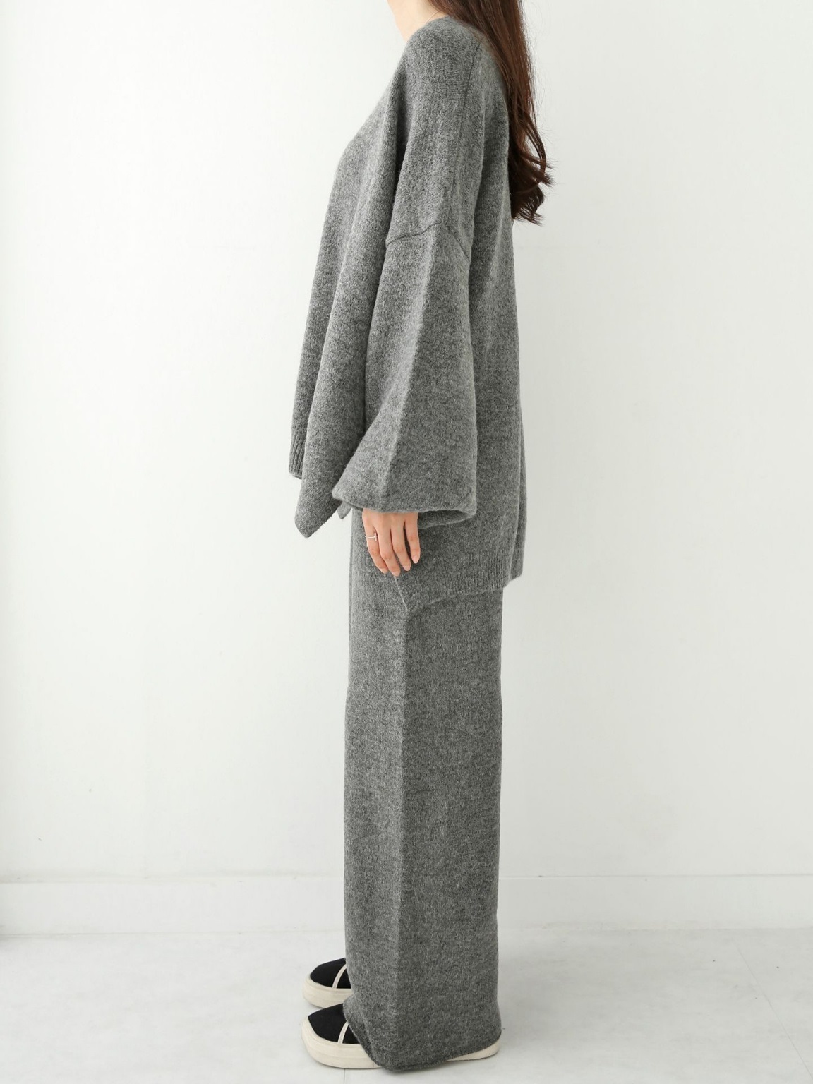 ウール混ルーズニット&ドロストパンツSET | 詳細画像18