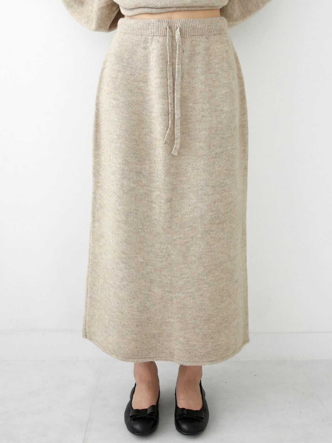 ウール混ルーズニット&ドロストスカートSET | 詳細画像15