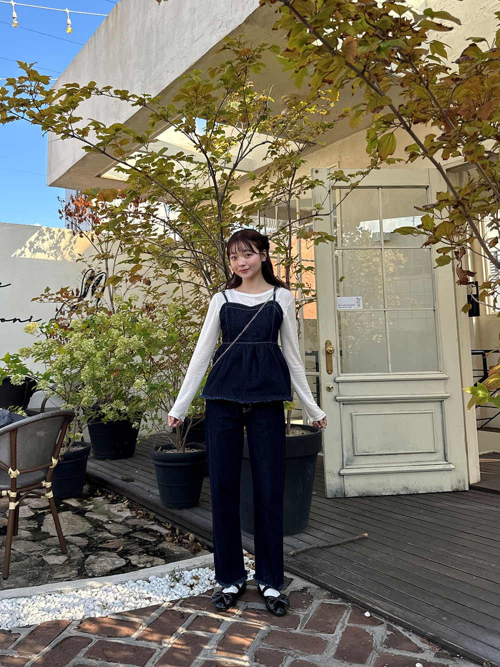 ウール混ワイドネックシアー長袖Tシャツ | 詳細画像4