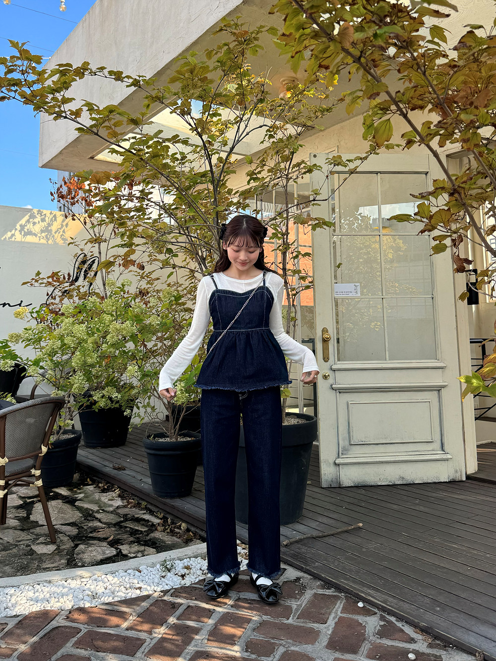 ウール混ワイドネックシアー長袖Tシャツ | 詳細画像11