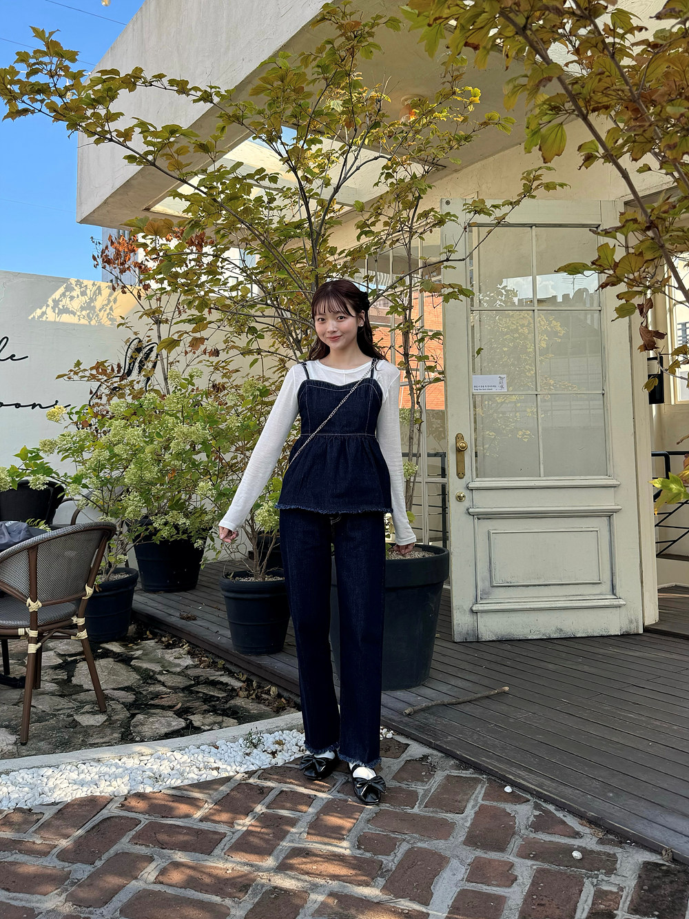 ウール混ワイドネックシアー長袖Tシャツ | 詳細画像12