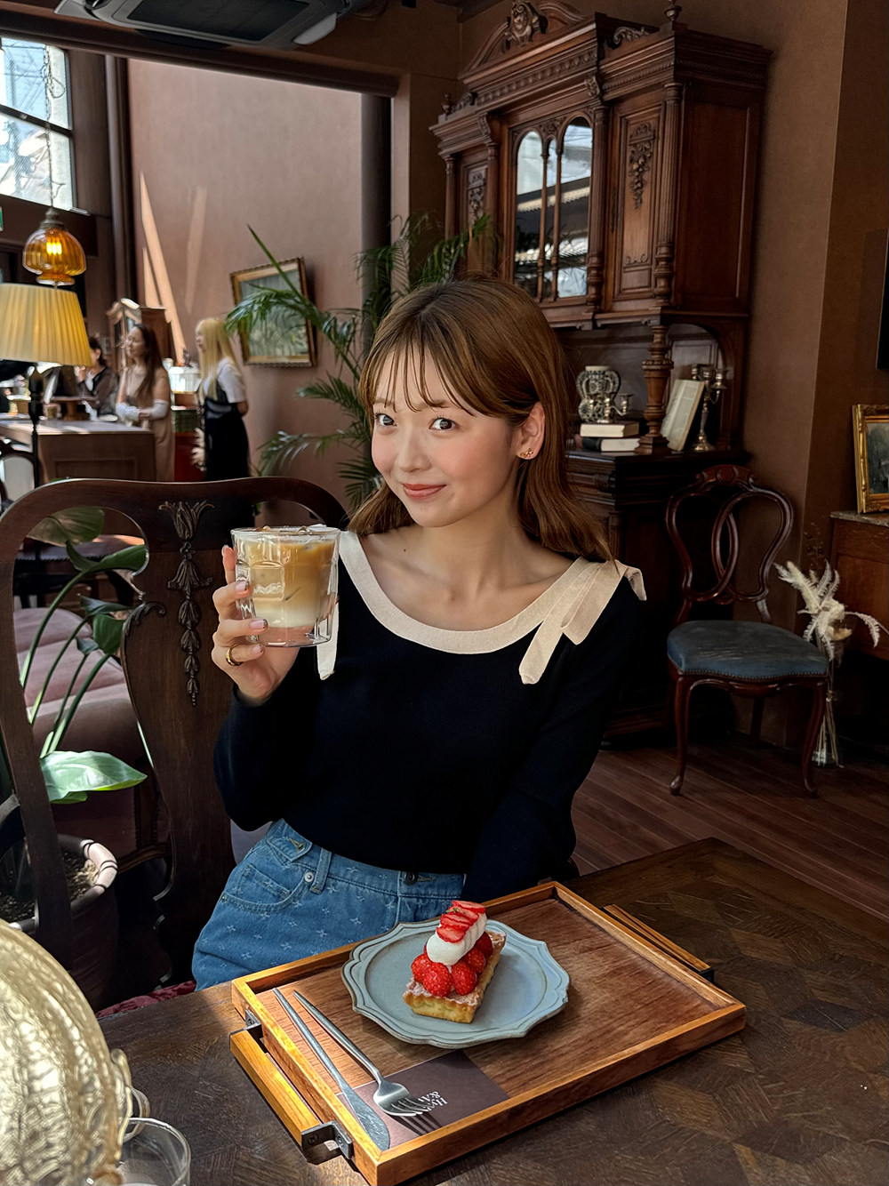 ショルダーリボン配色ニット | 詳細画像12