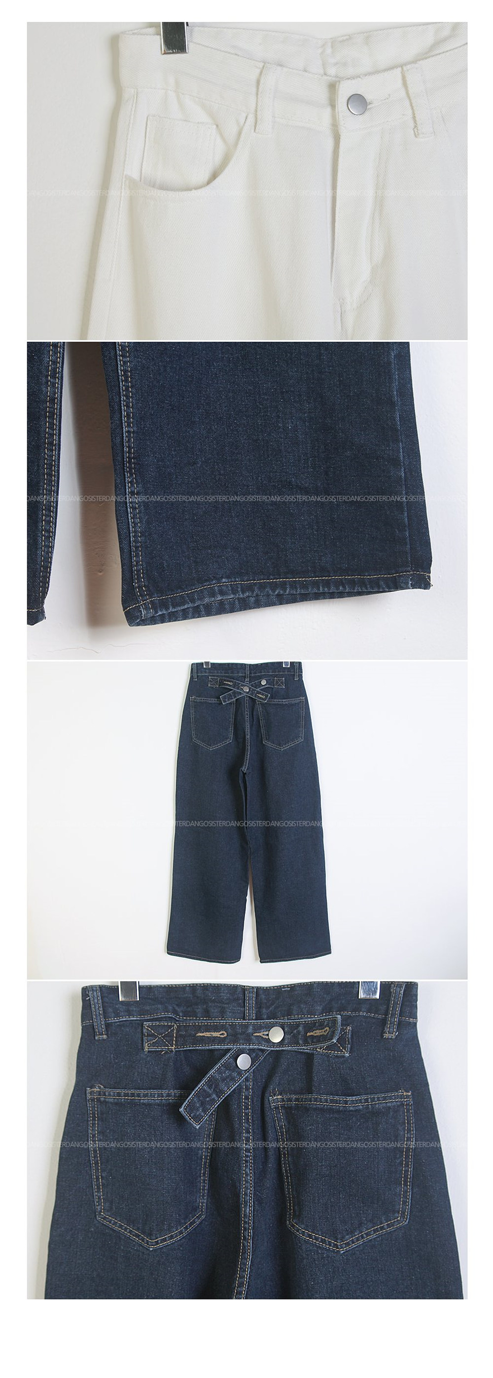 *再入荷*バックアジャストボタンワイドデニムパンツ | 詳細画像19